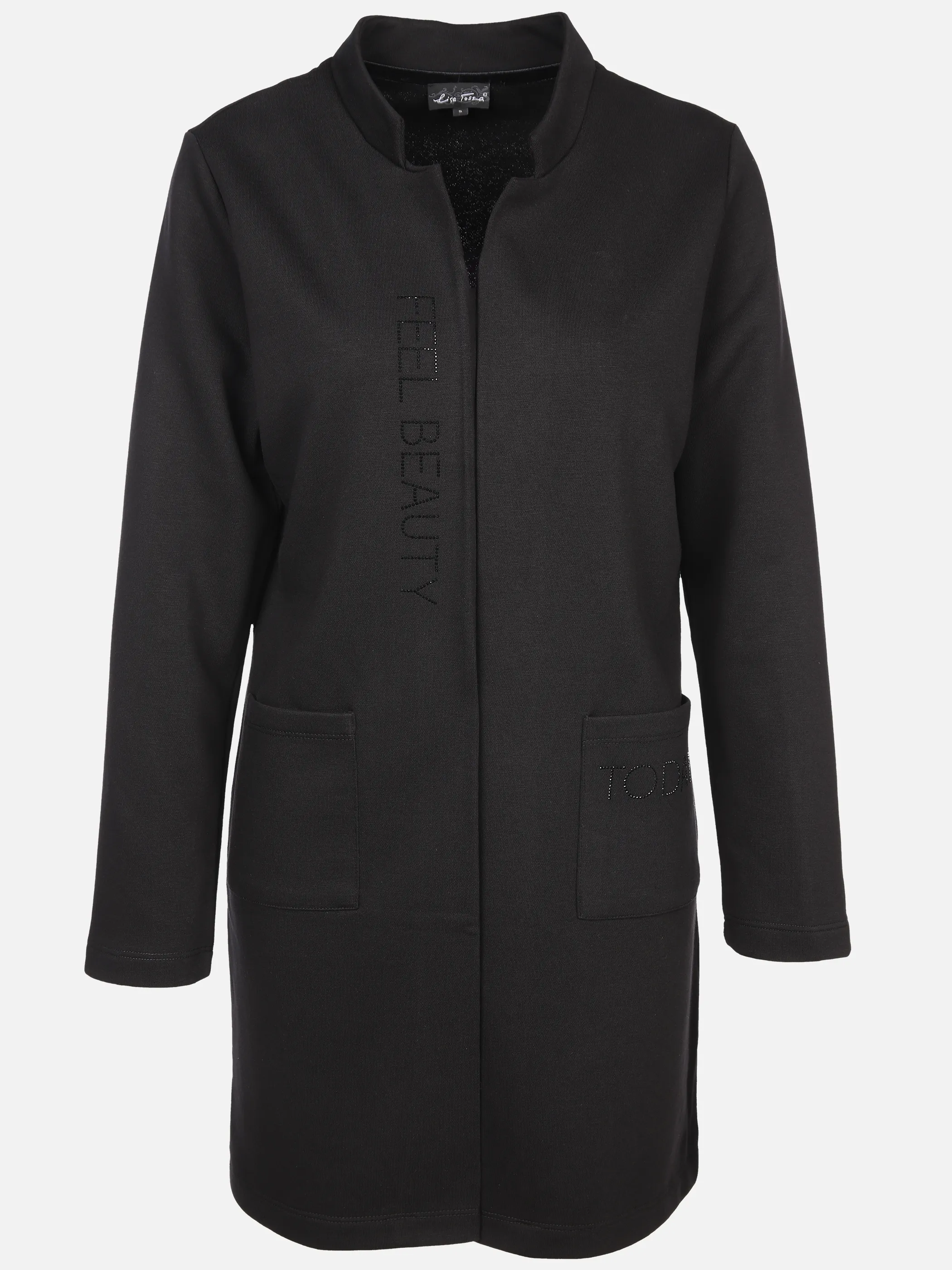 Lisa Tossa Da-Sweat-Cardigan lang Schwarz 898763 SCHWARZ 1