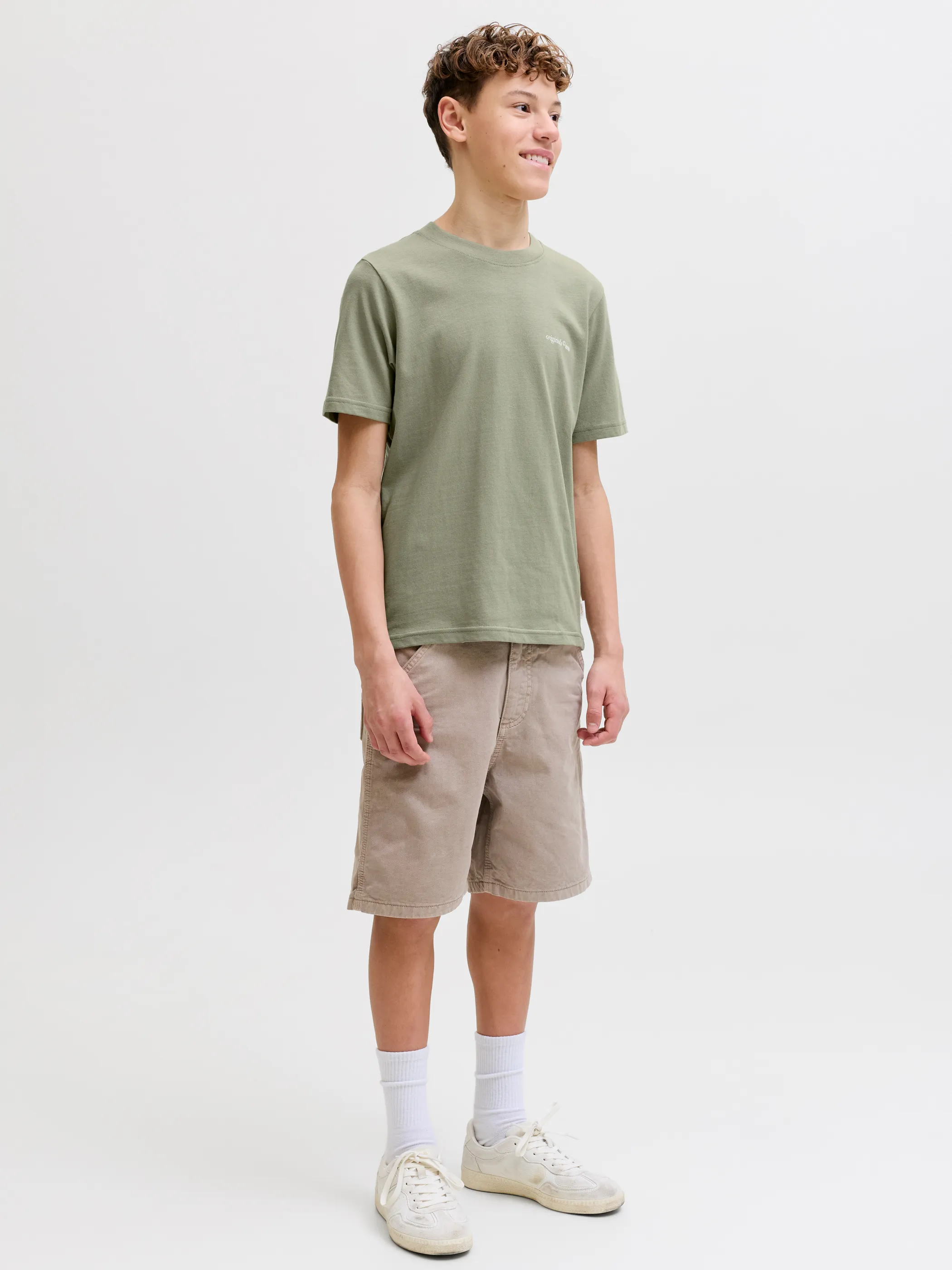 Jack&Jones Junior 12293135 JORMONTAUK BACK GRAPH Grün 924470 176290 1