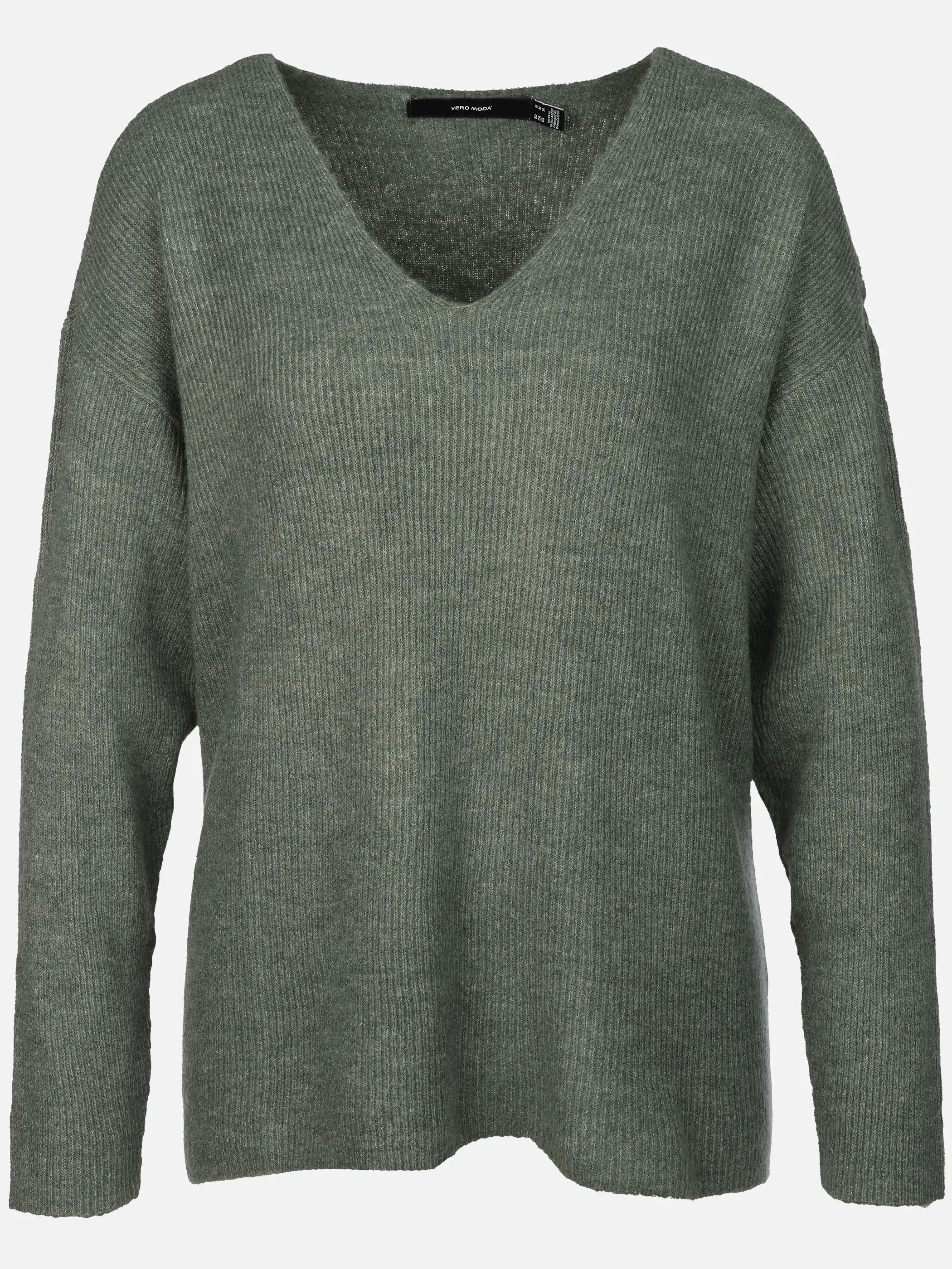 Vero Moda 10233357 VMCREWLEFILE LS V-NEC Grün 842583 175629002 1