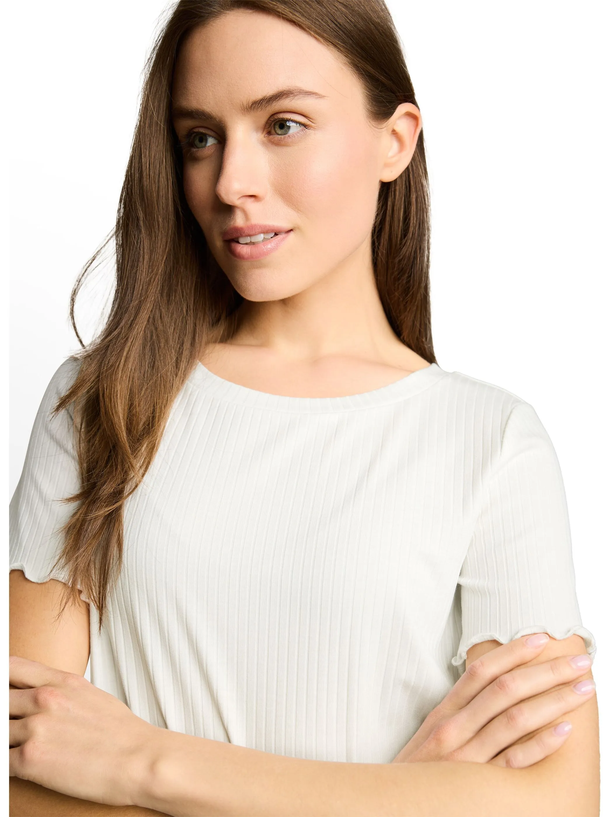 Tom Tailor 1051226 T-Shirt boxy rib Weiß 926016 10315 3