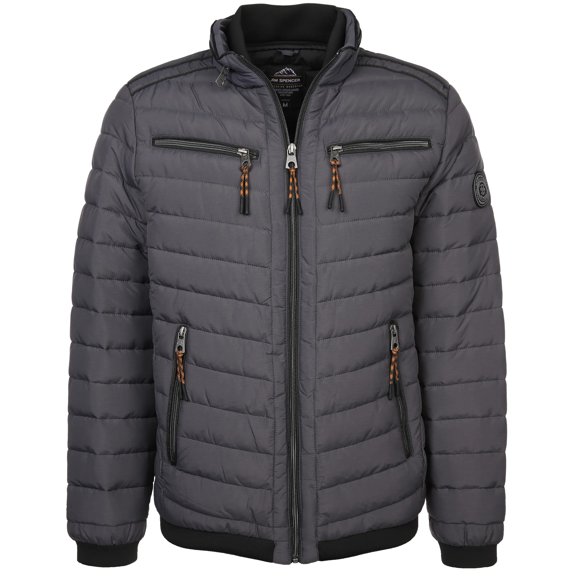 Jim Spencer He. Steppblouson melange scuba Grau 878837 GRAPHITE 1 Jim Spencer He. Steppblouson melange scuba Grau 878837 GRAPHITE 1