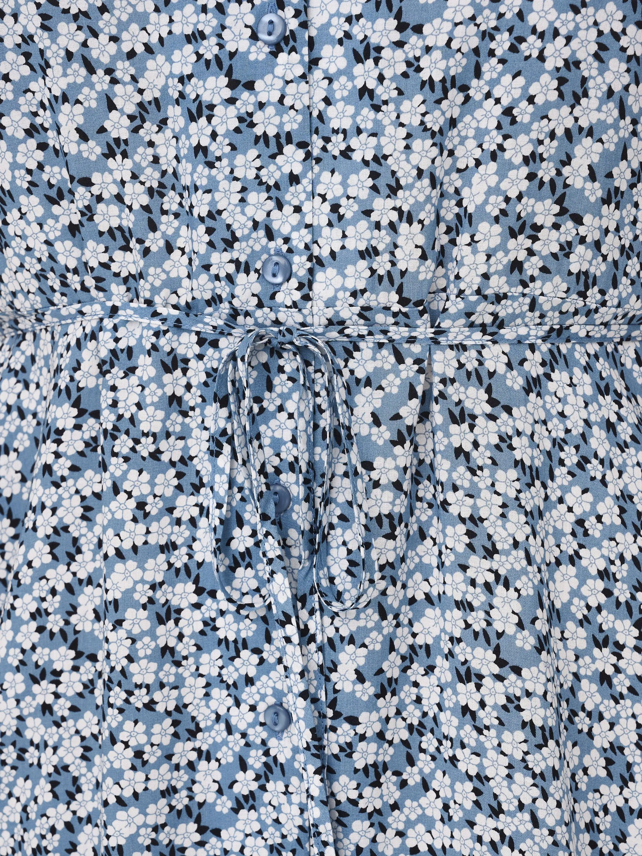 Only 15237382 ONLEVIDA S/S SHORT DR Blau 910149 226855006 3