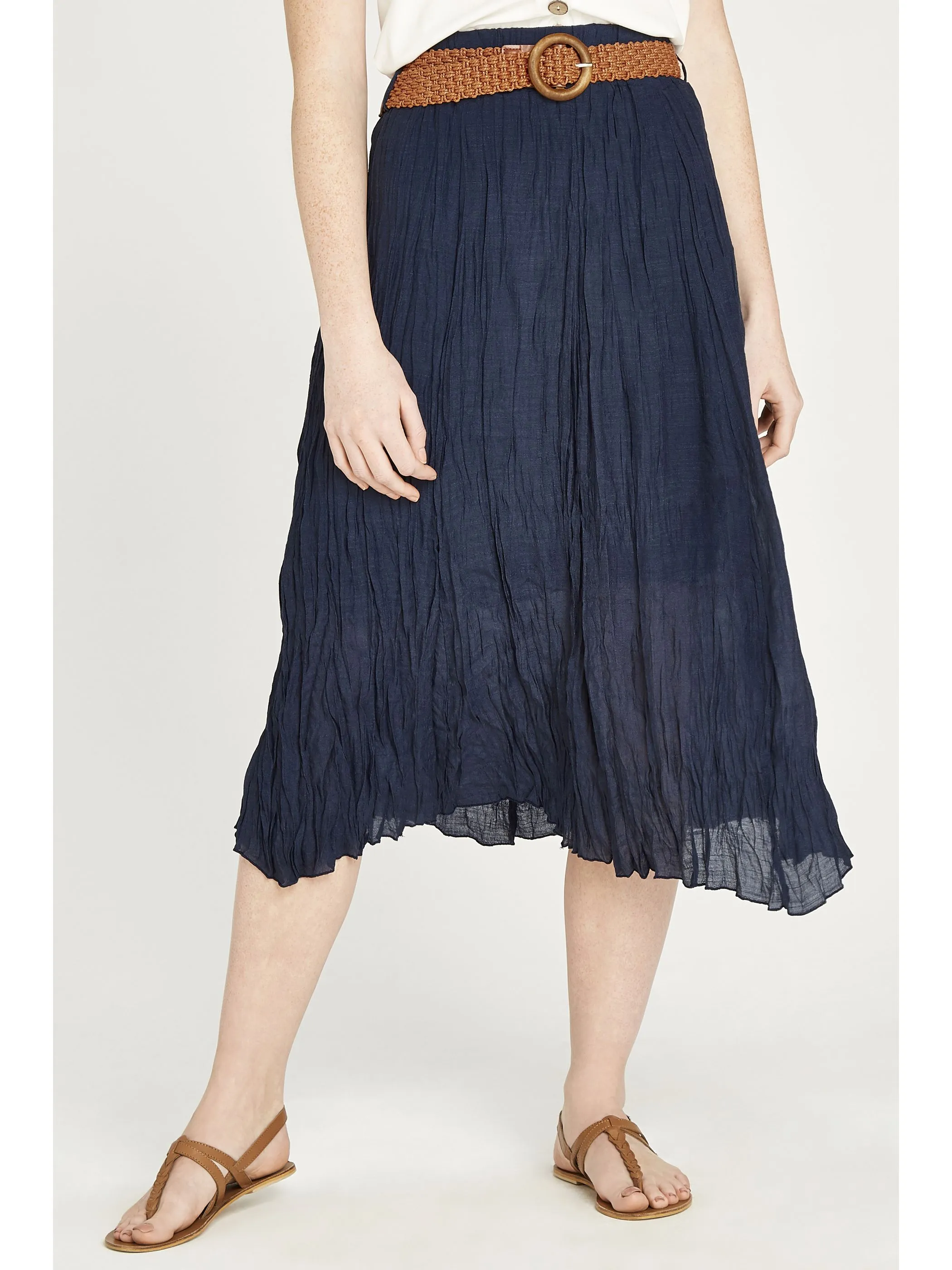 Apricot 437470 Apricot Shimmer Crinkle Marine 899625 NAV 2