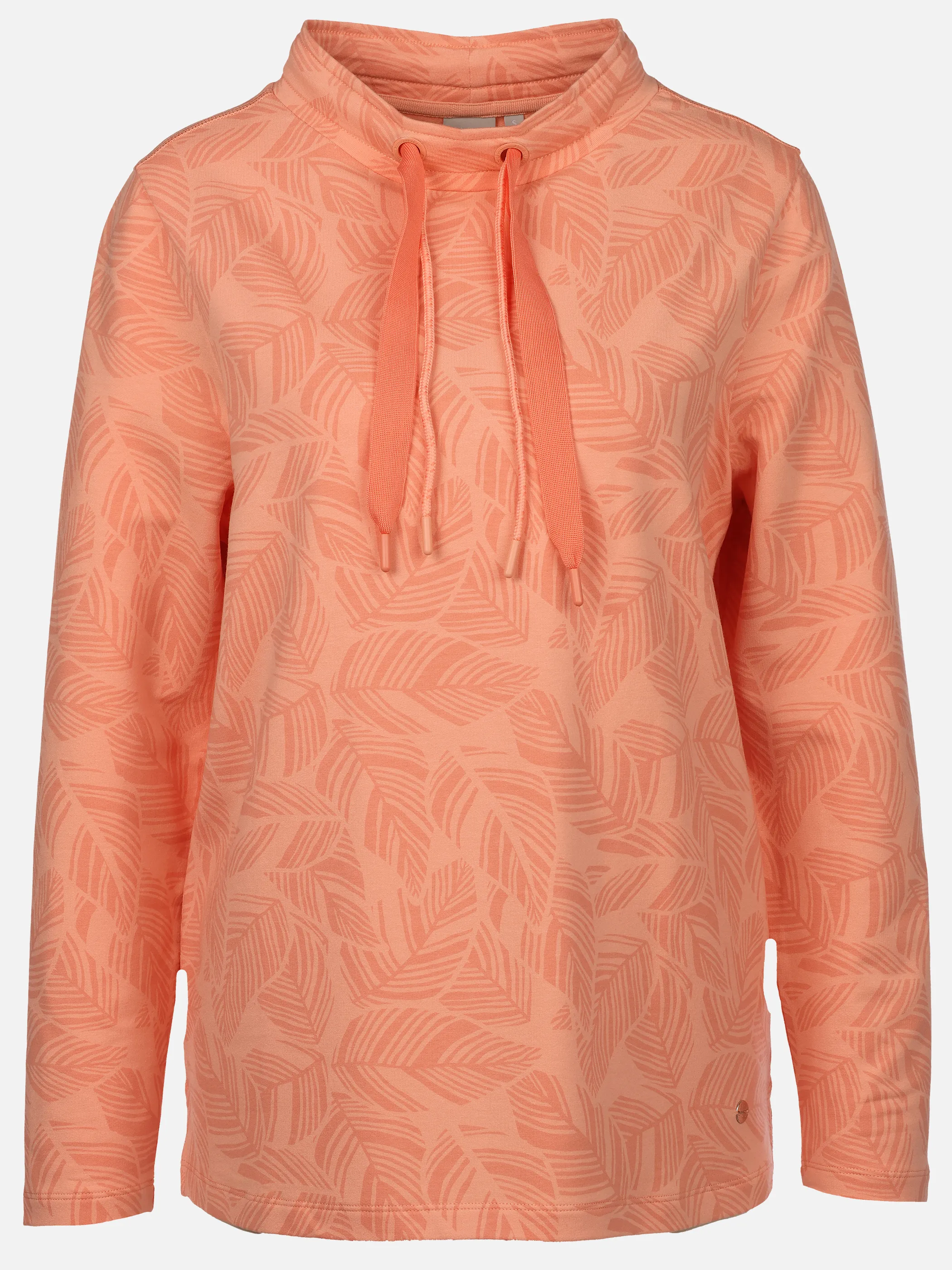 Sure Da-Sweatshirt m. Print Orange 920606 PEACH 1