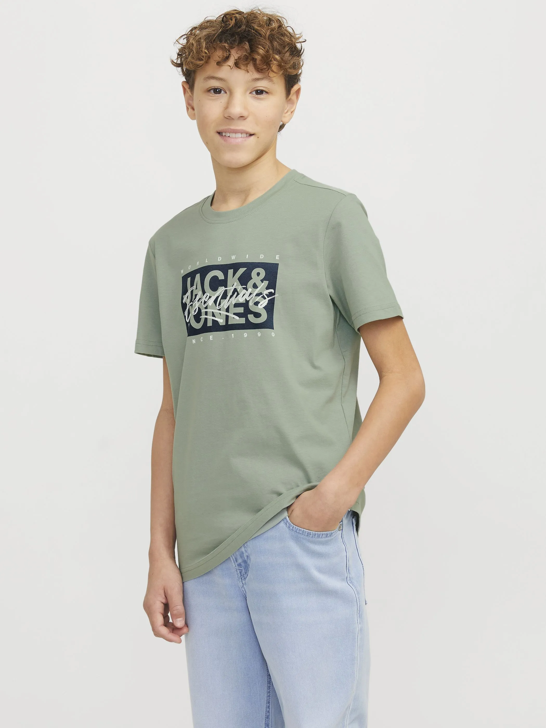 Jack&Jones Junior 12269876 JJCOLTON TEE SS CREW Grün 907283 176366 2 Jack&Jones Junior 12269876 JJCOLTON TEE SS CREW Grün 907283 176366 2
