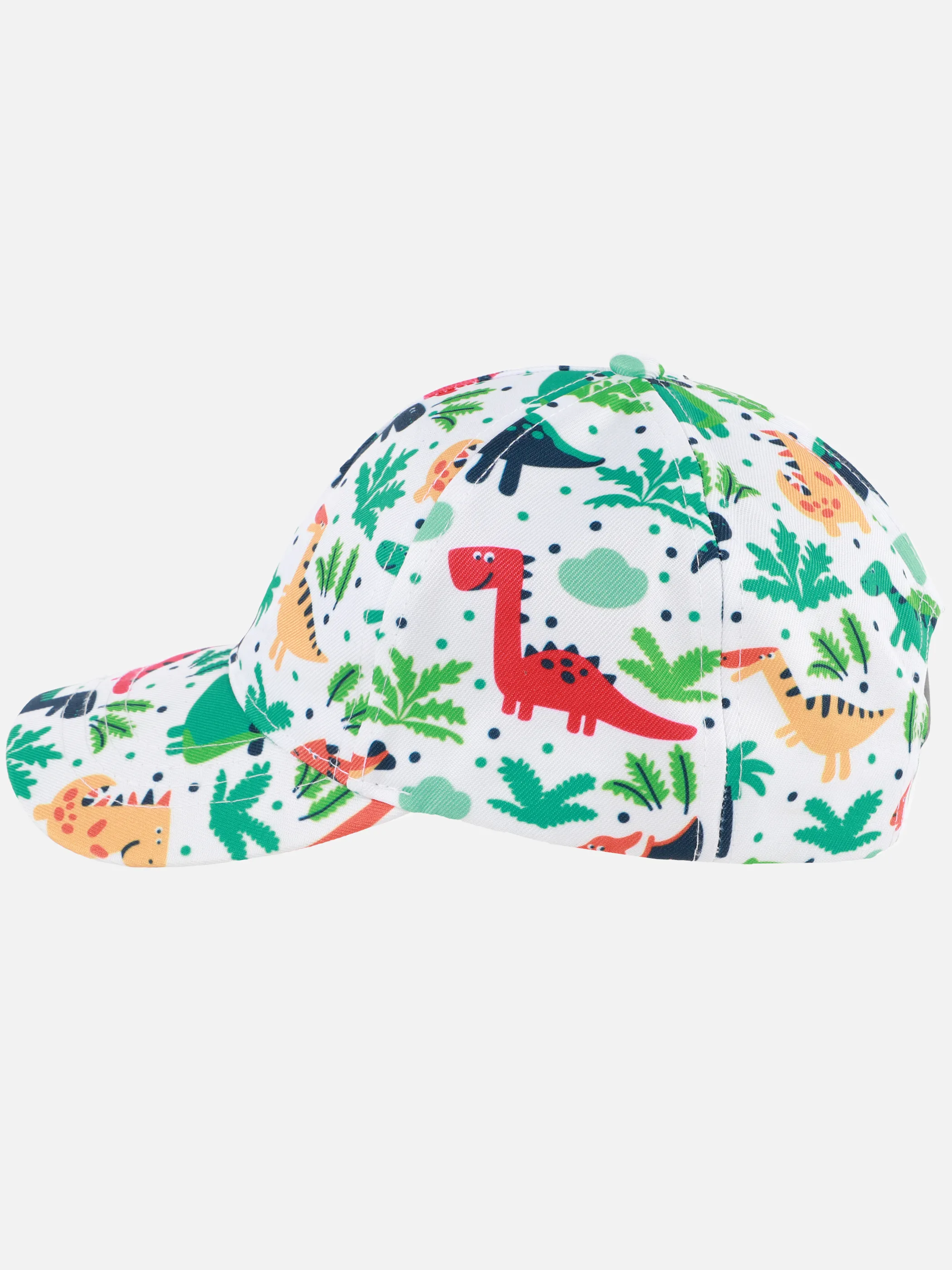 Bubble Gum KJ-Cap m. Dino Print Weiß 908281 WHITE 2