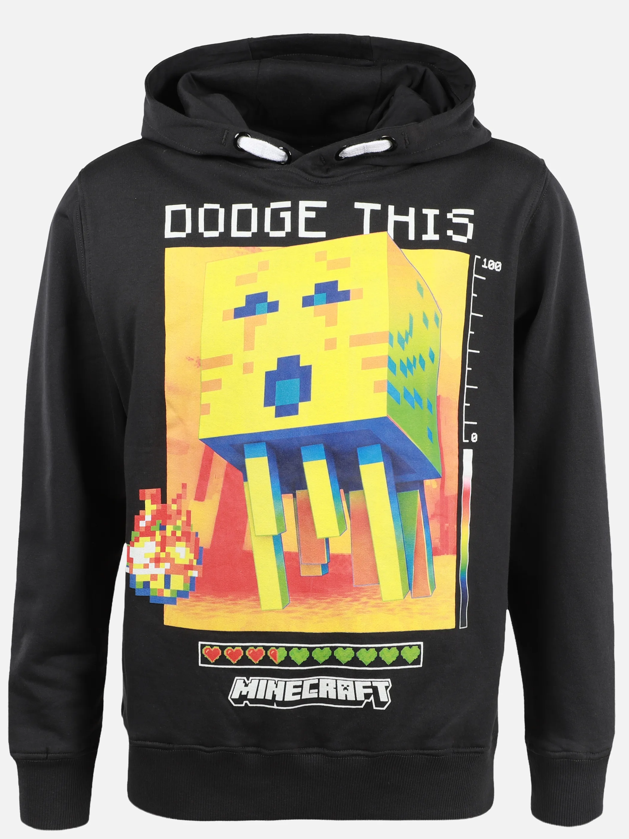 Minecraft JJ Sweatshirt schwarz Minecraft Front Print Schwarz 933287 SCHWARZ 1