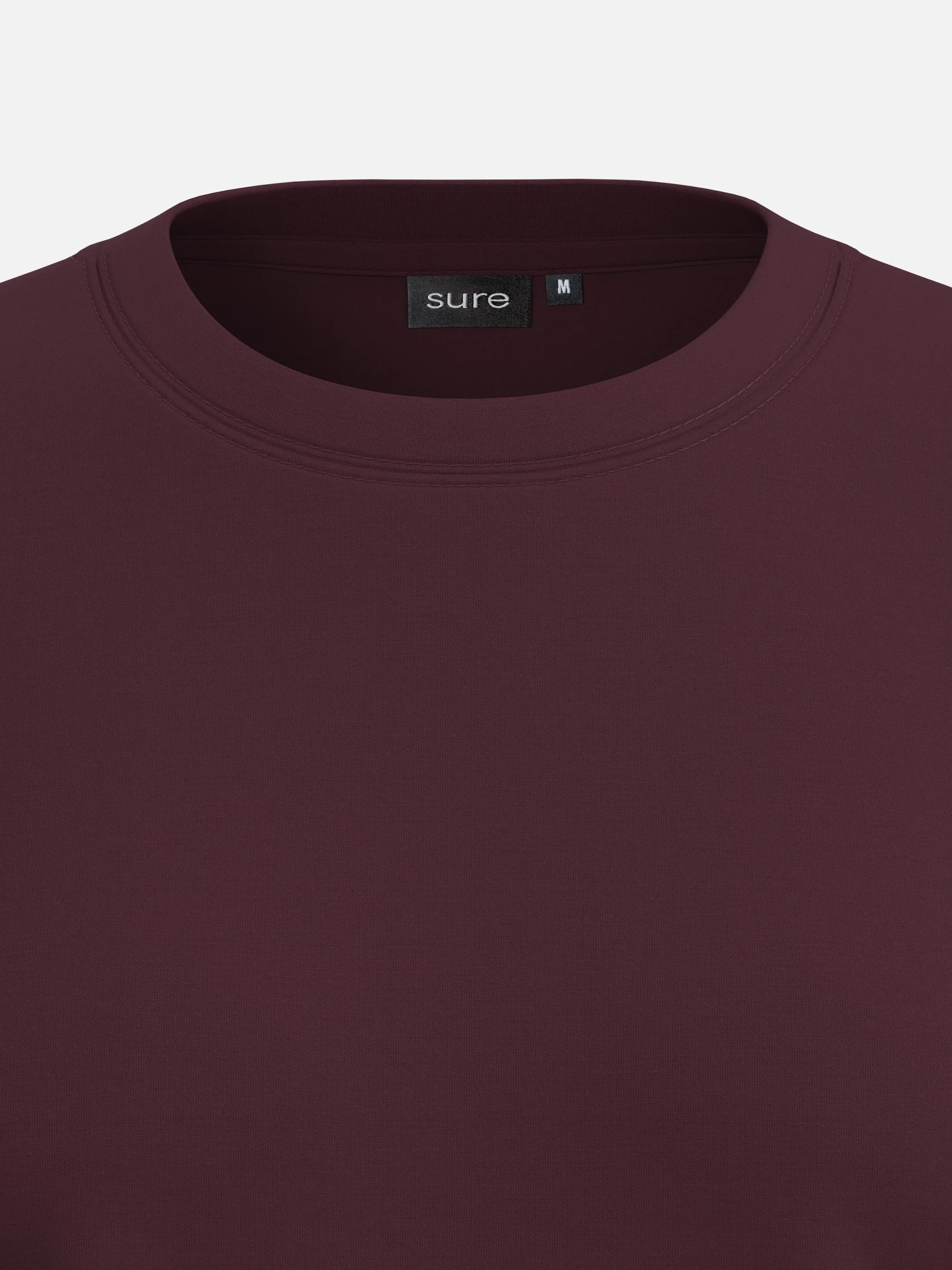 Sure Da-Sweatshirt Rot 930033 BURGANDI 3