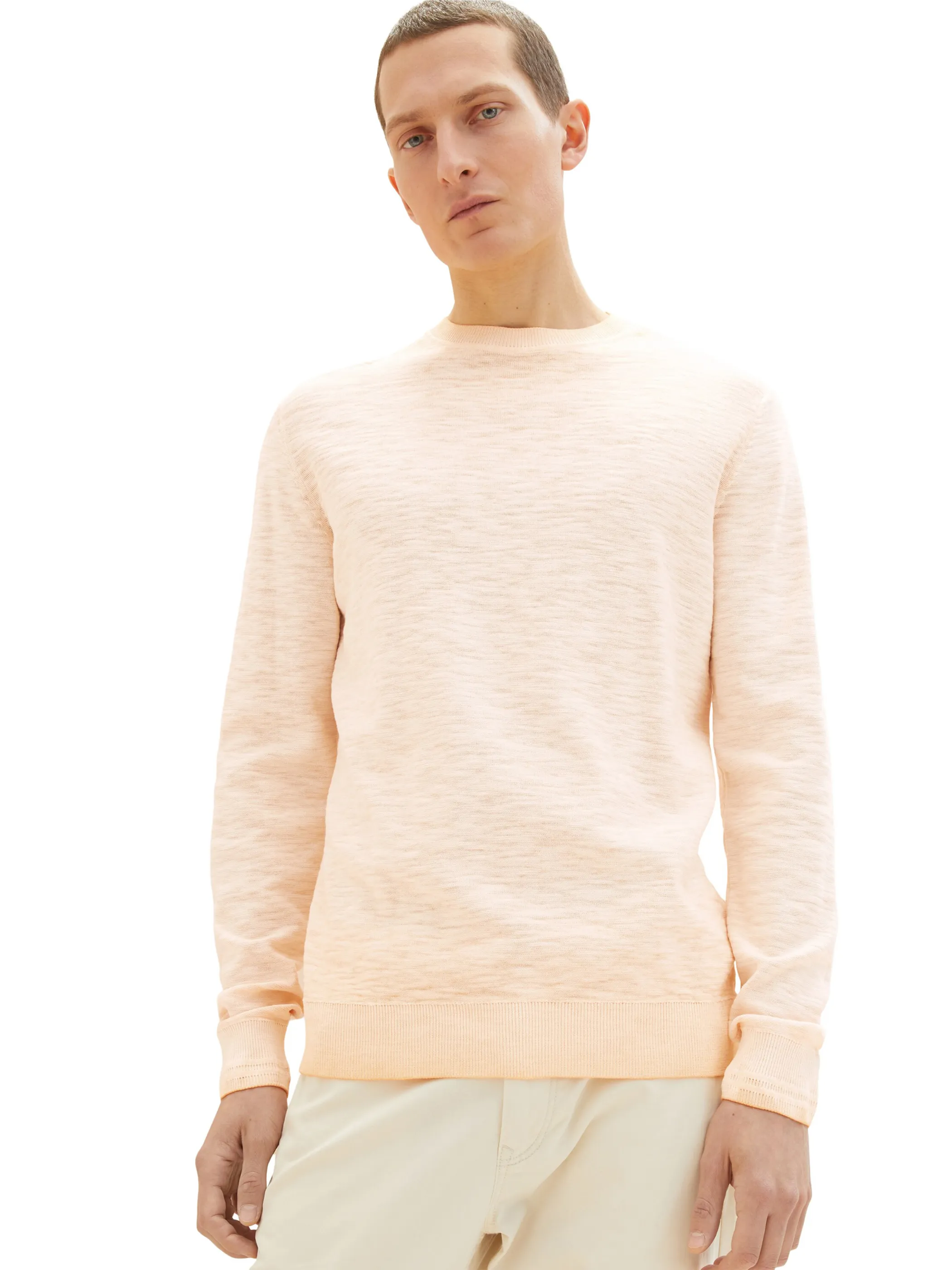 Tom Tailor 1034938 washed crewneck knitter Orange 874953 22225 3 Tom Tailor 1034938 washed crewneck knitter Orange 874953 22225 3