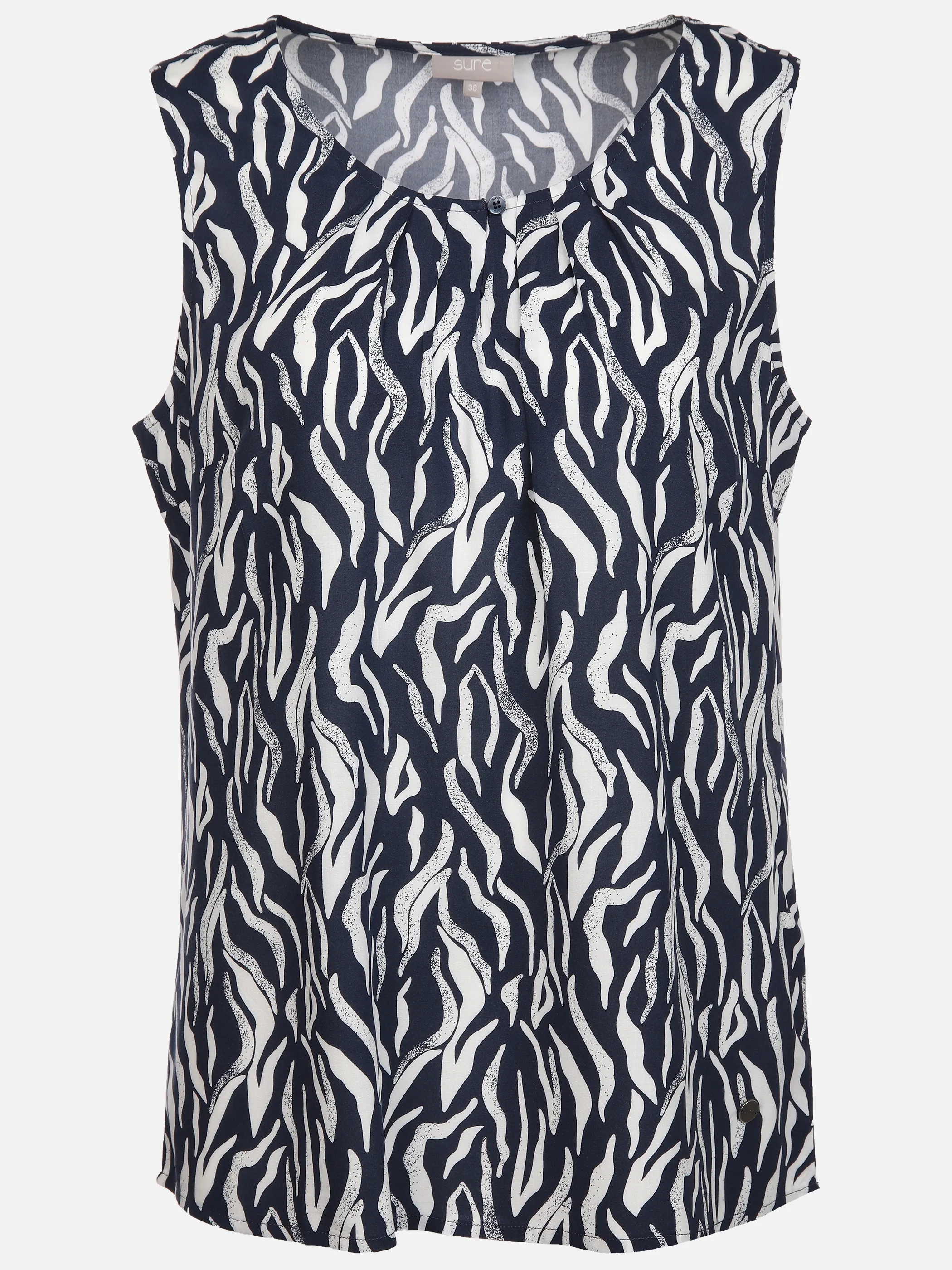Sure Da-Top m. Knopf Weiß 890803 WEIß/NAVY 1