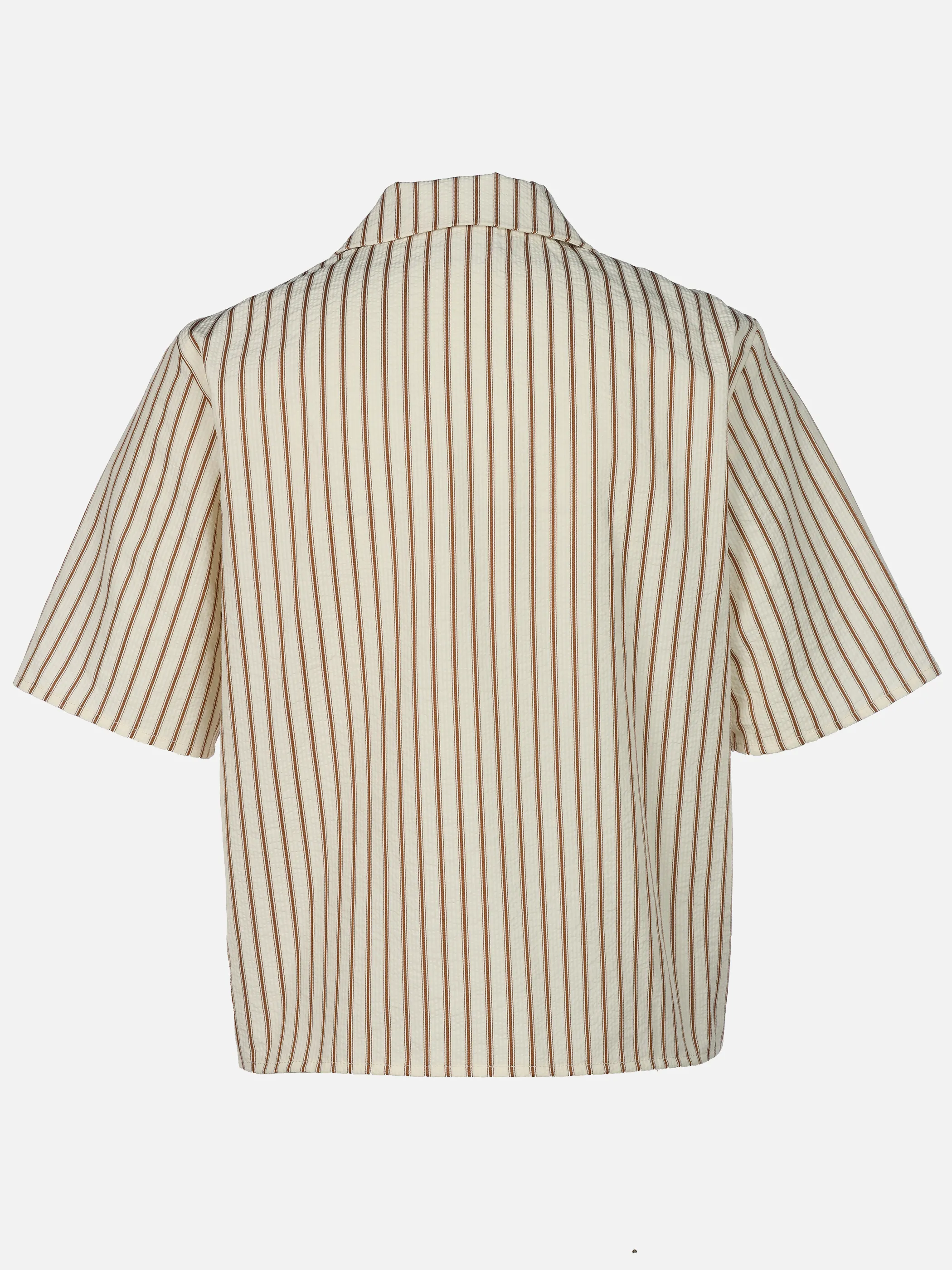 IX-O YF Ladies Blouse with stripes Braun 923135 BRAUN 2