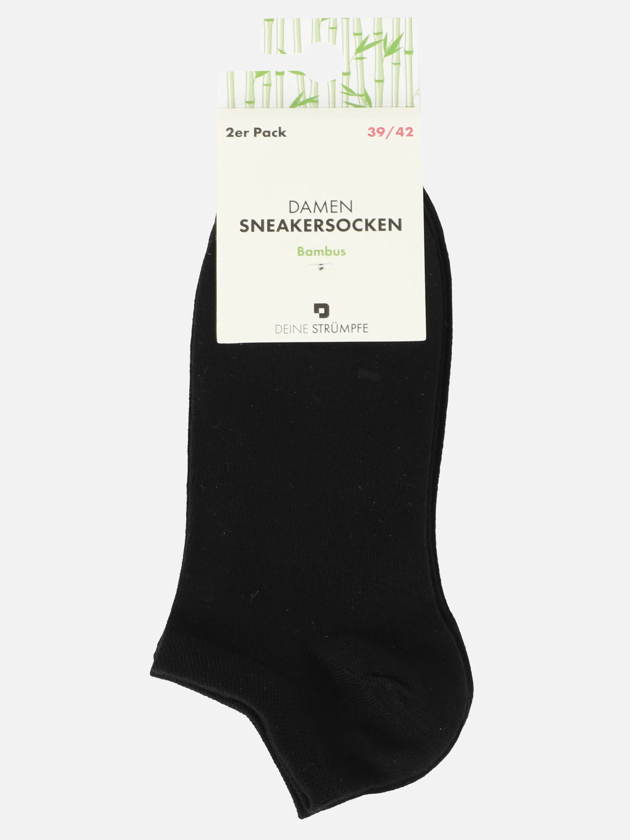 Da. Bambussneakersocken 2er Pa Schwarz 900263 SCHWARZ 3 Da. Bambussneakersocken 2er Pa Schwarz 900263 SCHWARZ 3
