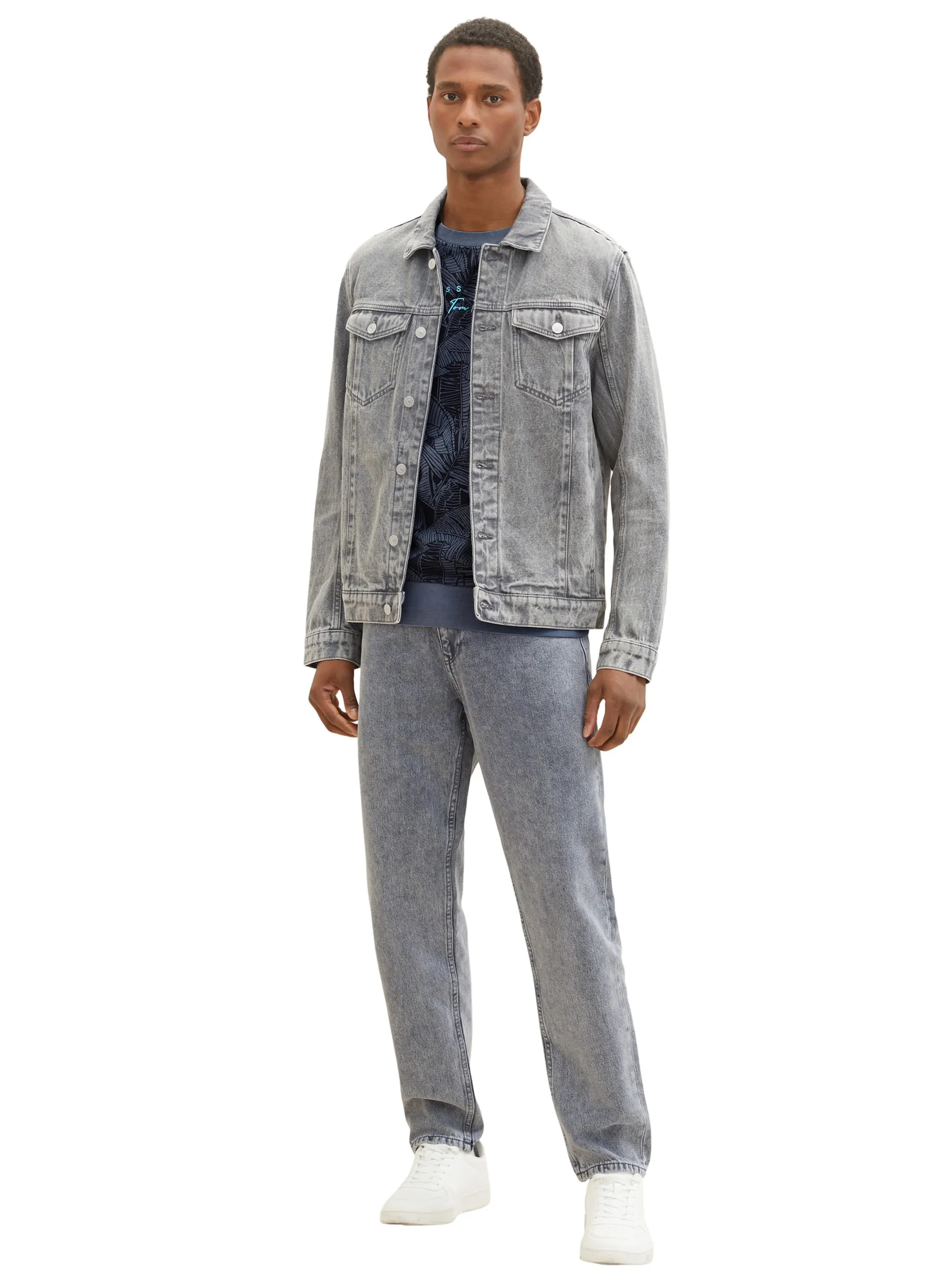 Tom Tailor 1036391 allover printed sweatshirt Blau 880567 31800 4 Tom Tailor 1036391 allover printed sweatshirt Blau 880567 31800 4