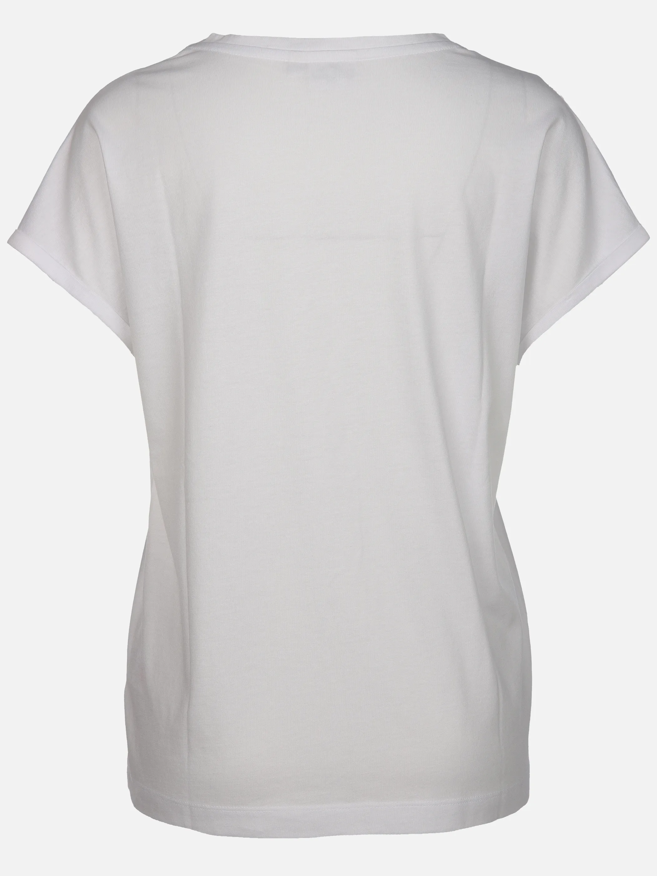 Lisa Tossa Da-T-Shirt einfarbig Weiß 909507 WHITE 2