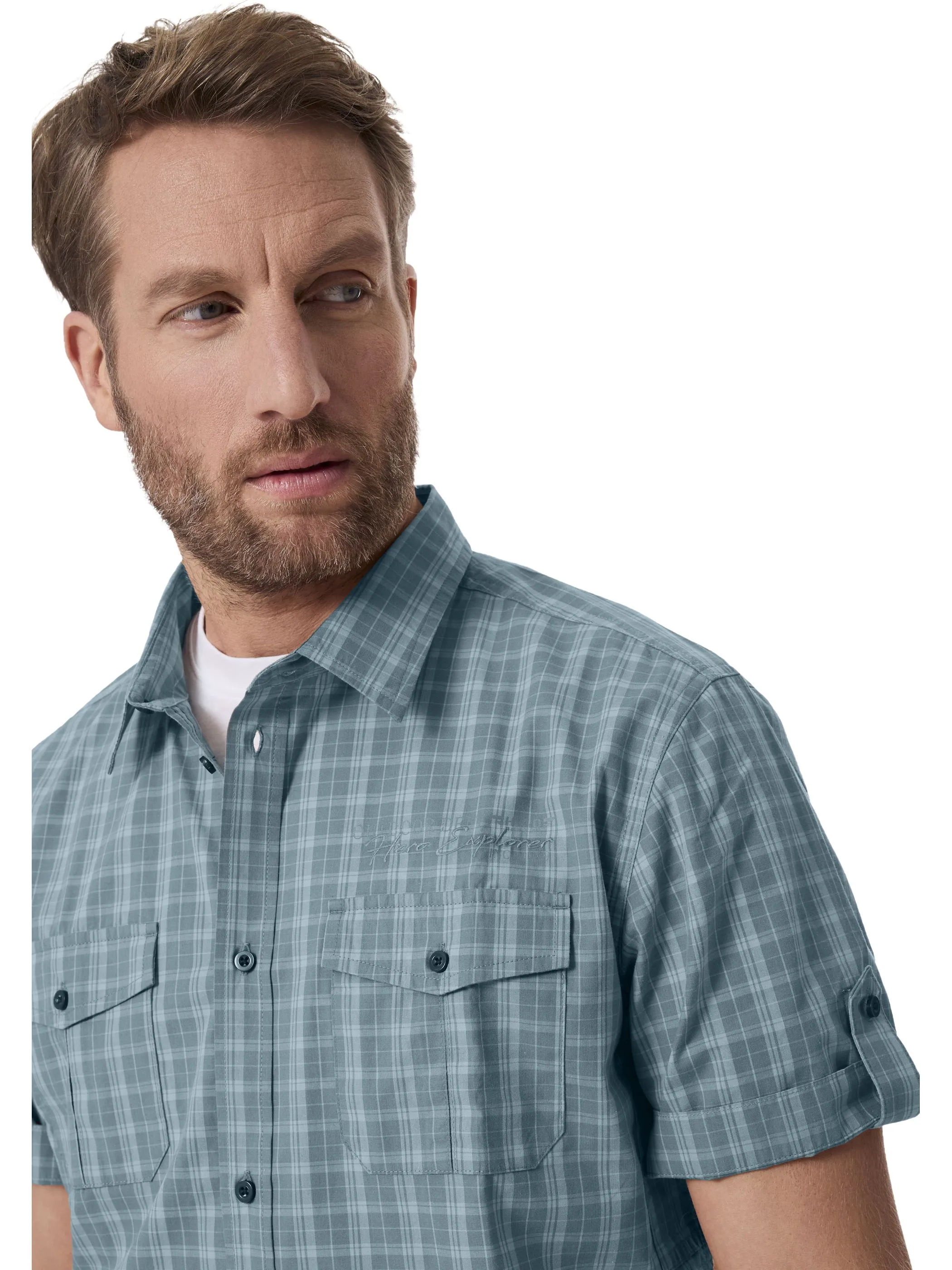 HERO by John Medoox 73110670009169 He. Bluse/Hemd, Blau 913903 9169 3