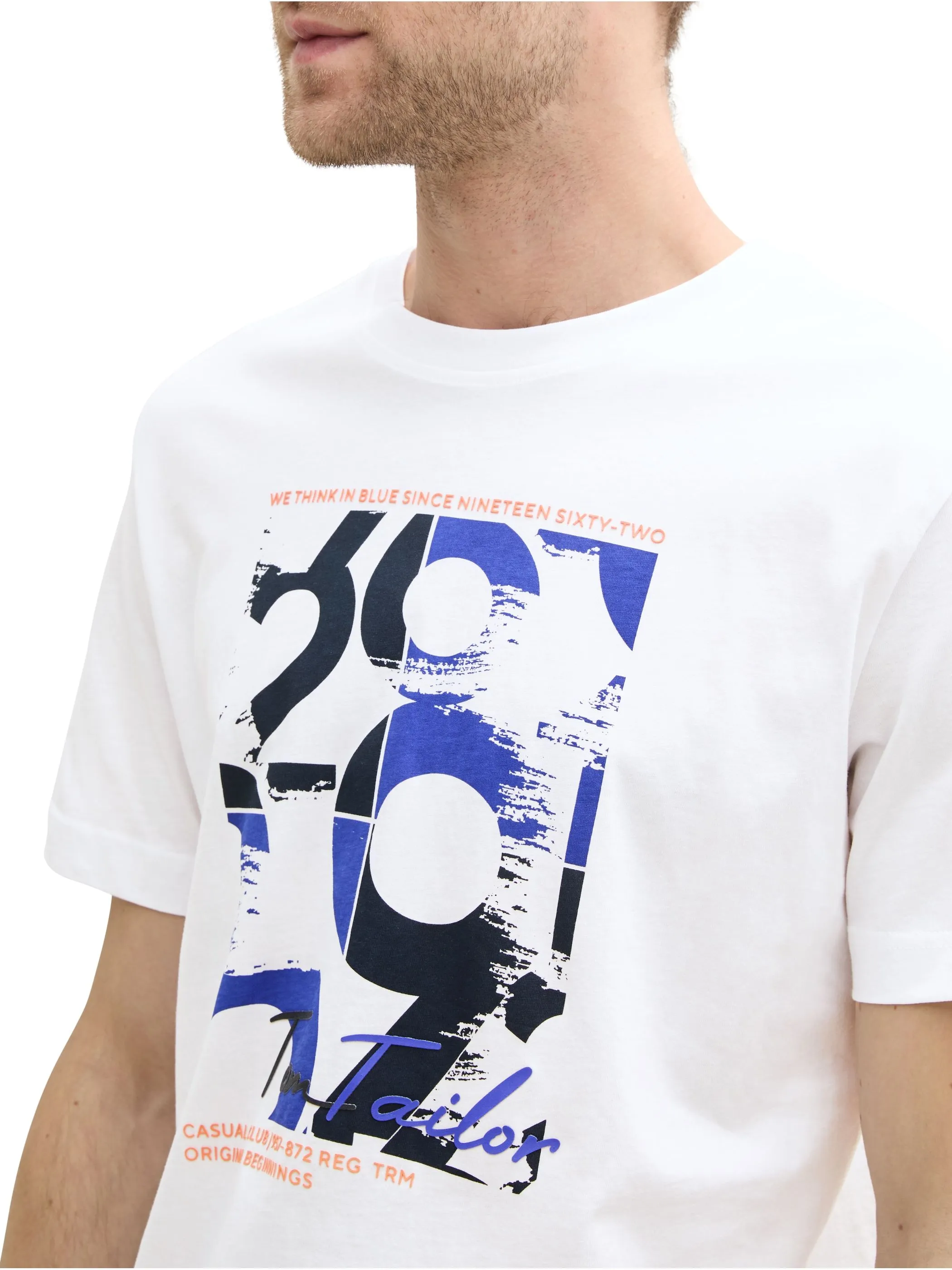 Tom Tailor 1046714 printed t-shirt Weiß 910665 20000 5 Tom Tailor 1046714 printed t-shirt Weiß 910665 20000 5