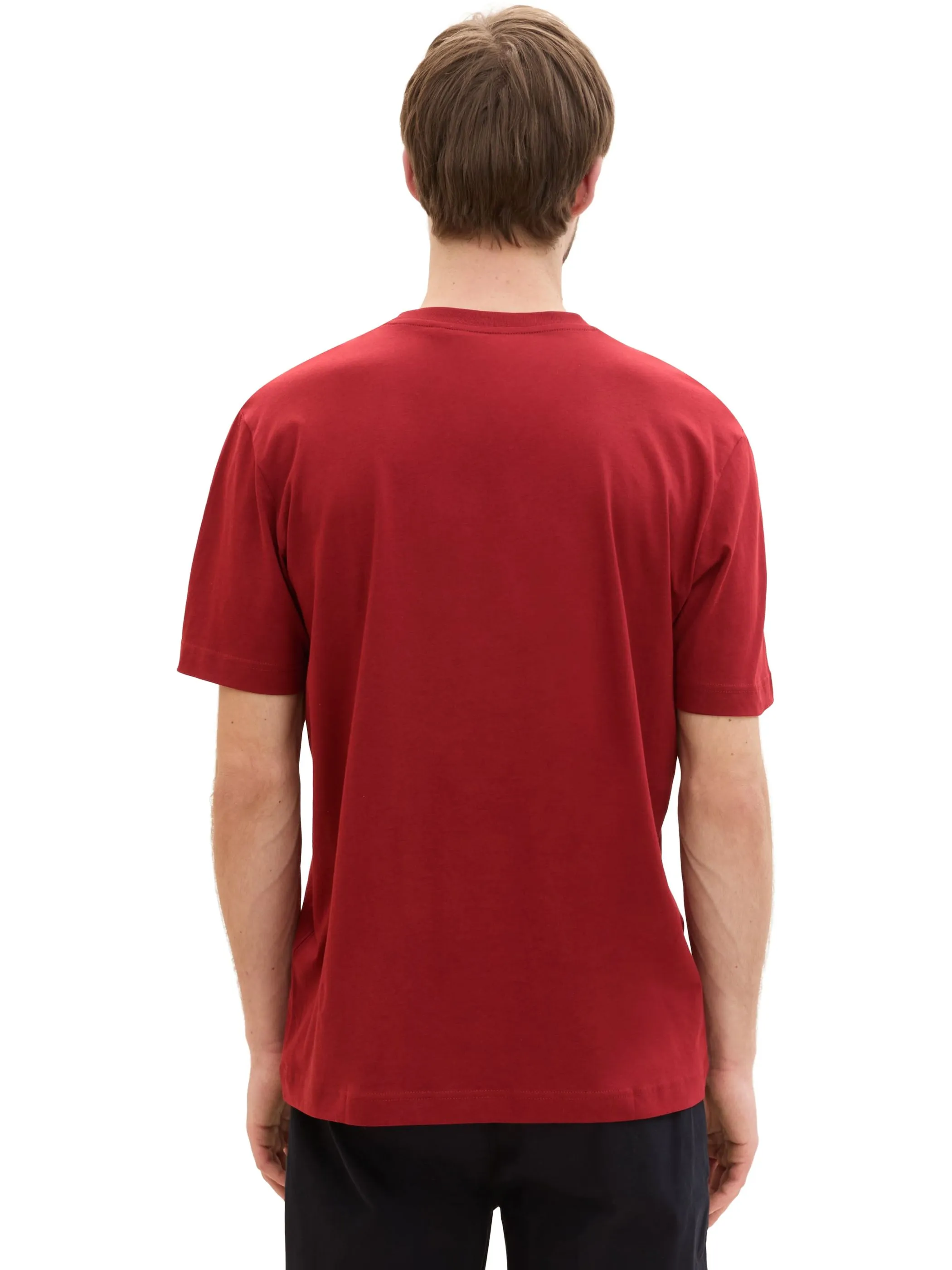 Tom Tailor 1043276 t-shirt with print Rot 898849 13721 2
