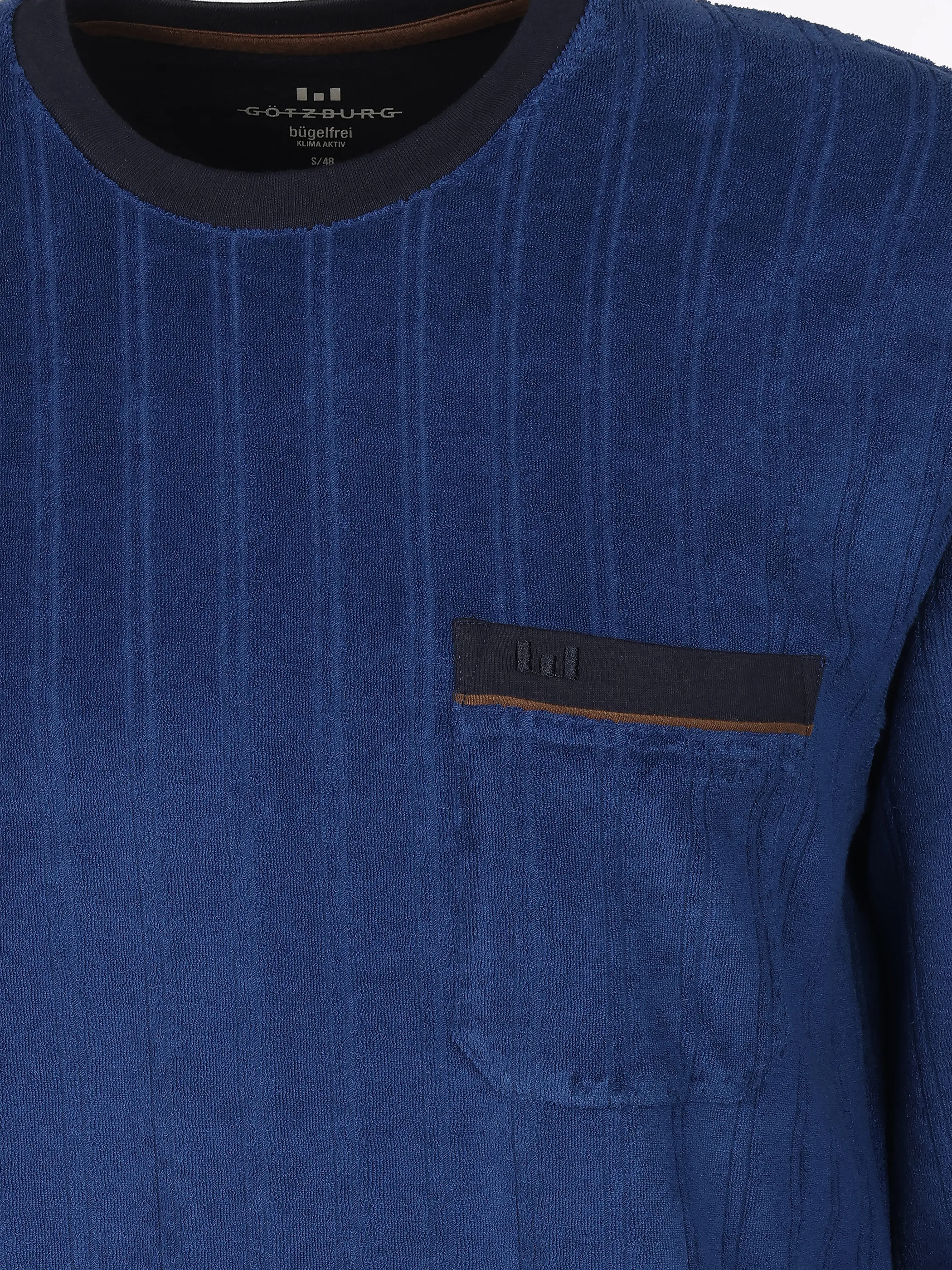 Götzburg 452343/7315 HE-Pyjama, Rundhal Blau 915492 620 3