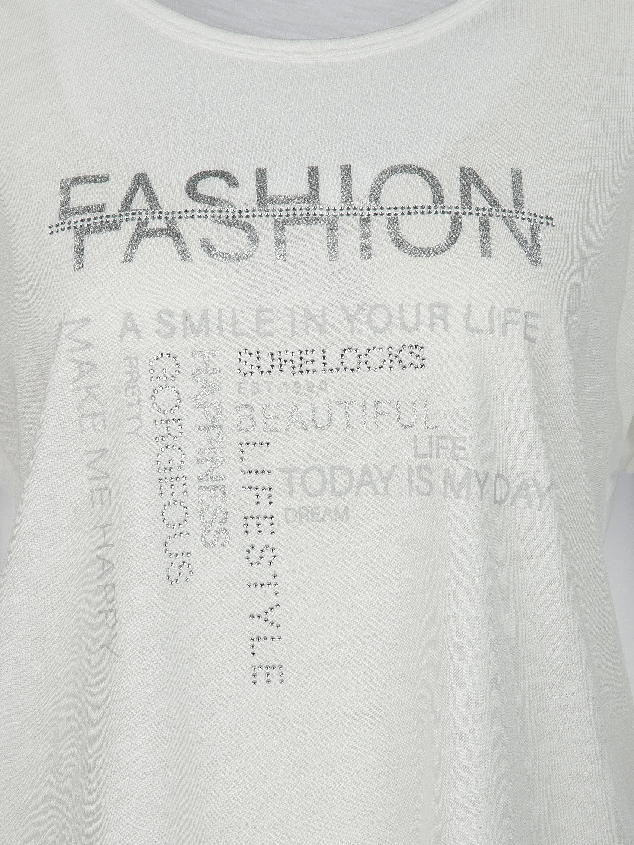 Sure Da-T-Shirt m. Folienprint Weiß 908083 OFFWHITE 3 Sure Da-T-Shirt m. Folienprint Weiß 908083 OFFWHITE 3