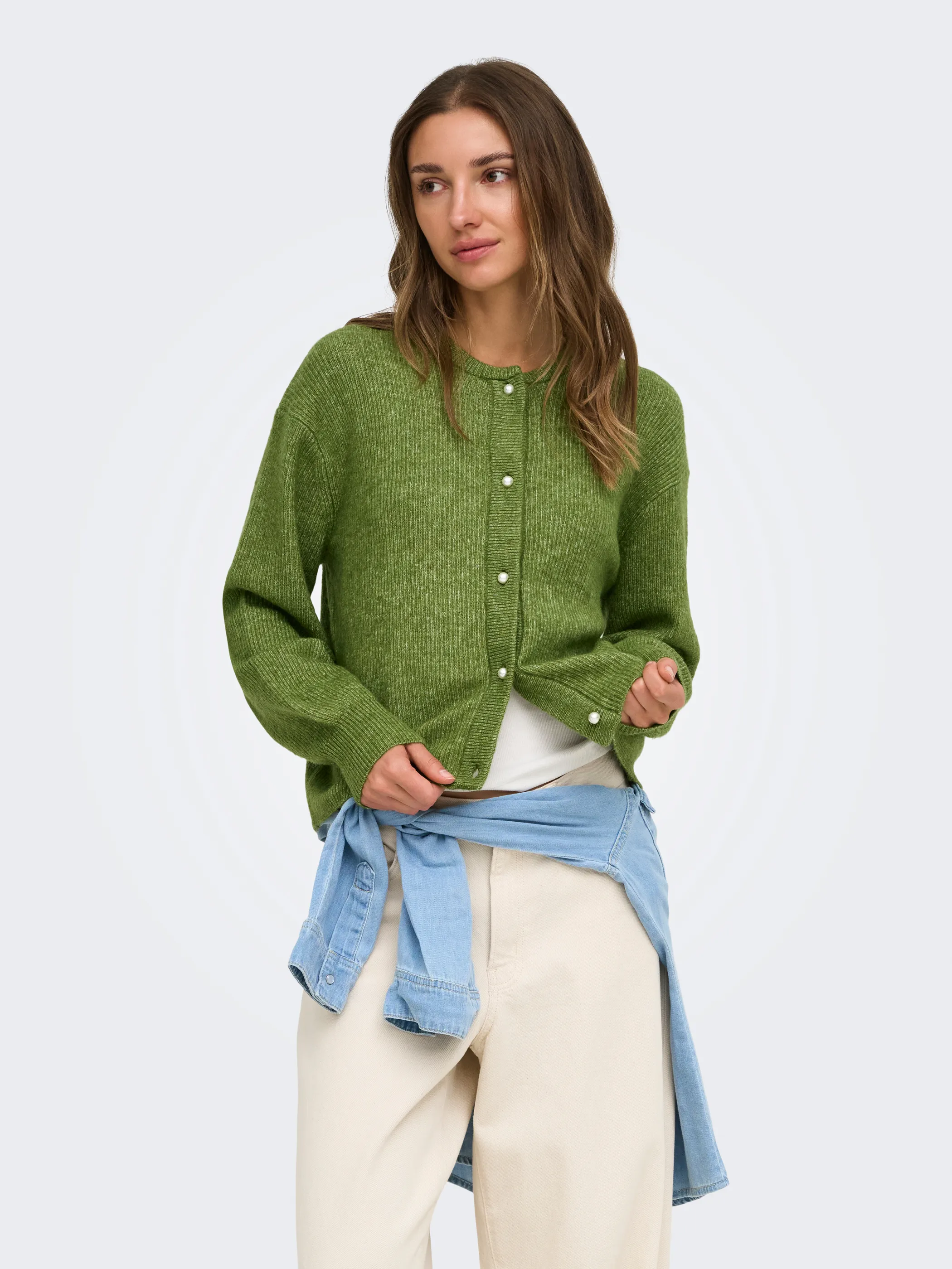JDY 15326819 JDYLUMI L/S BUTTON CA Grün 928543 286997001 1