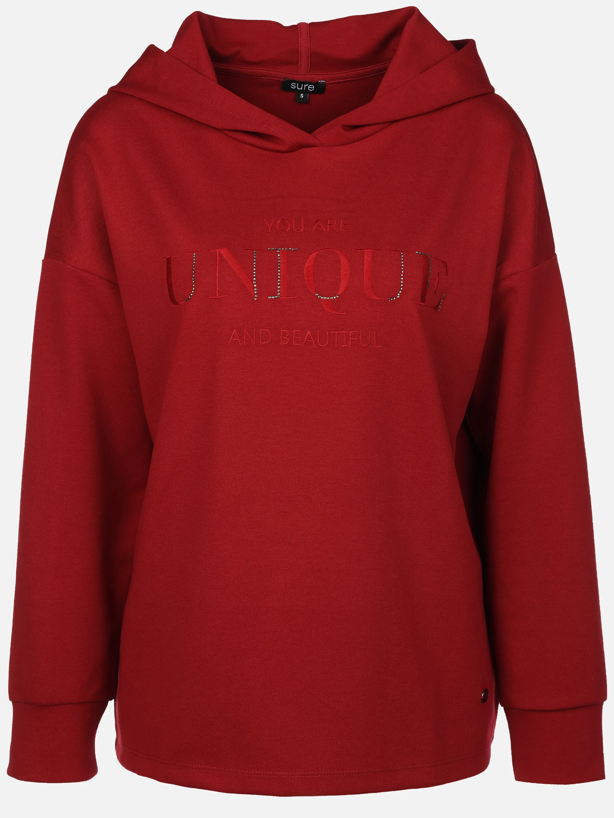 Sure Da-Sweatshirt m. Kapuze Rot 913336 RED 1