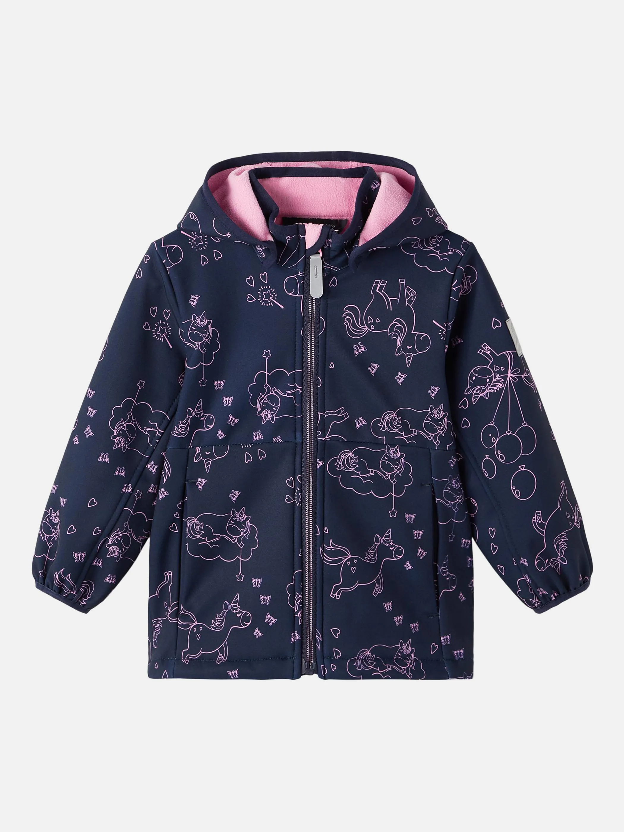 name it 13202179 NMFMALTA SOFTSHELL JA Blau 866606 216654 1