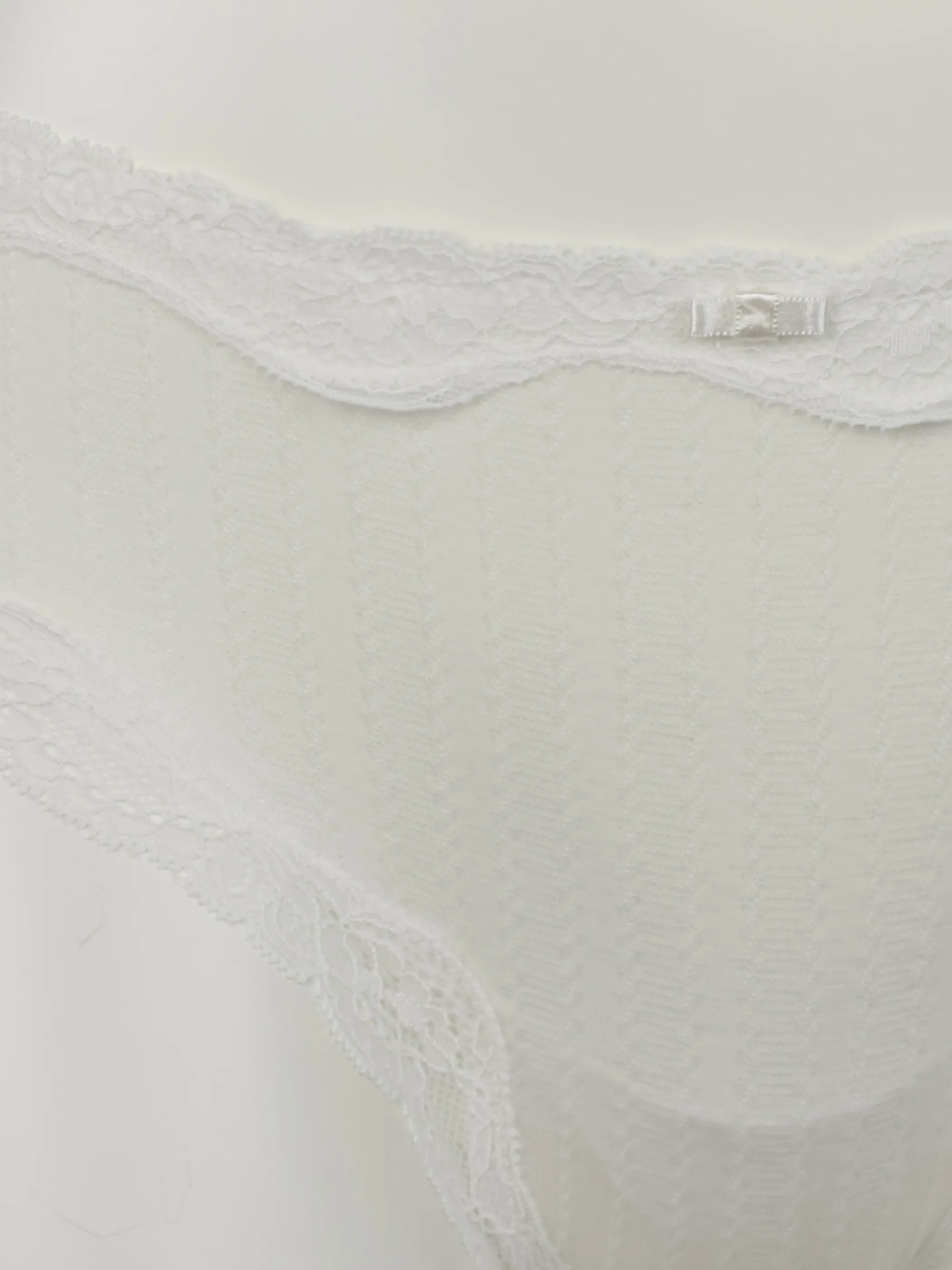 Sure Da. Pant Jaquard Bambus Weiß 920986 314 3