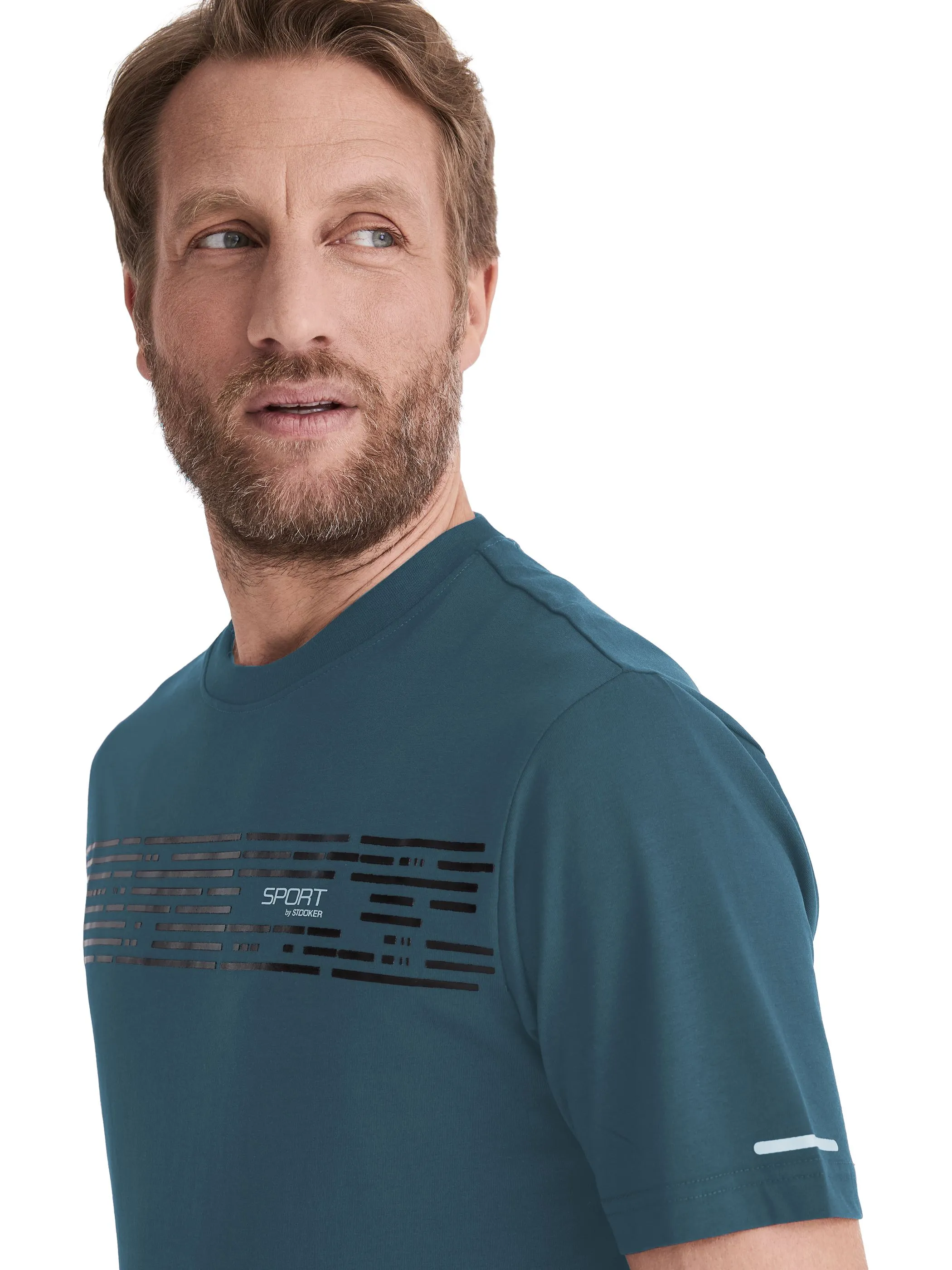 Stooker Athletic 74306410004951 He. T-Shirts / Blau 919886 4951 3