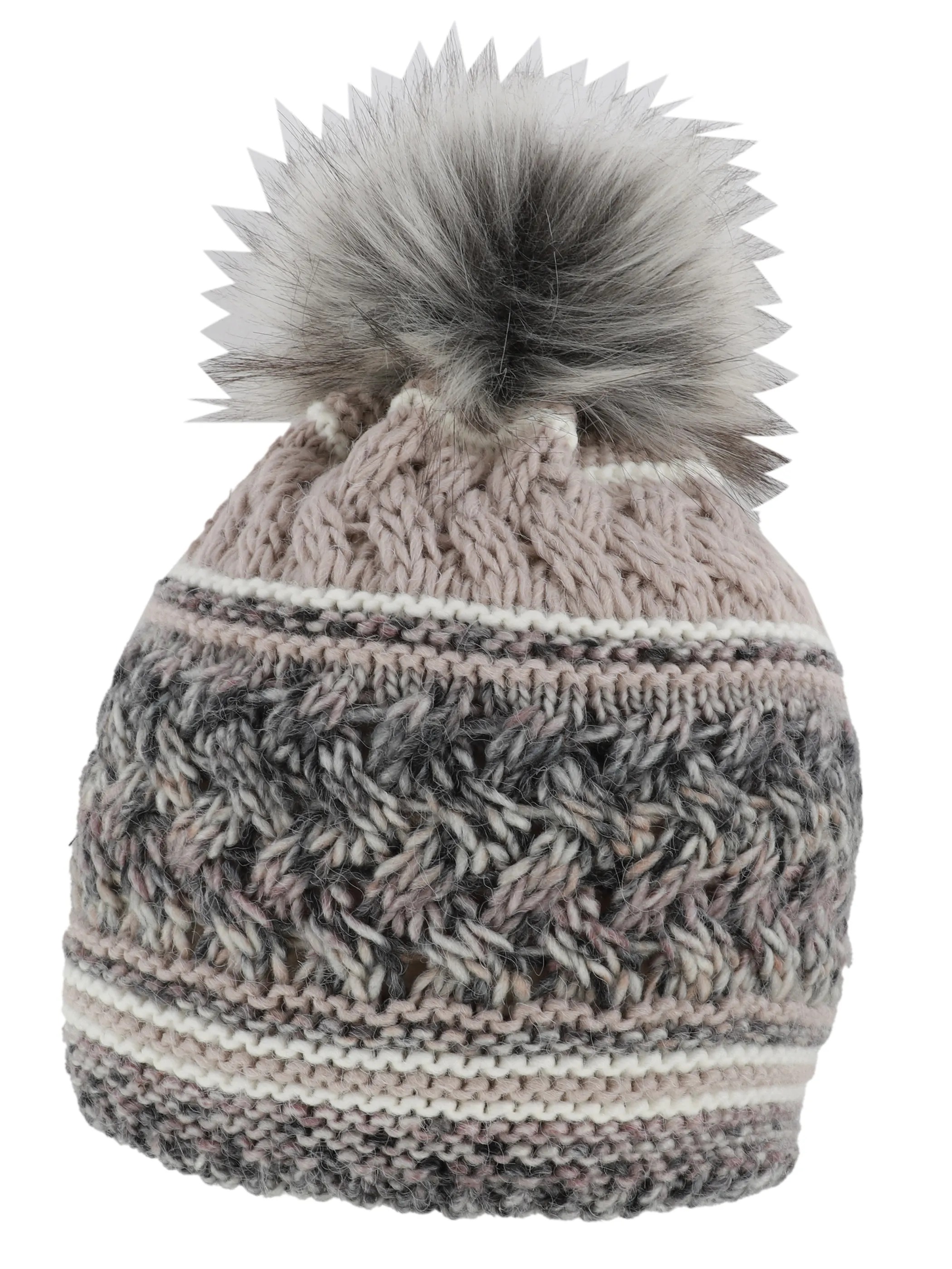 Lisa Tossa Da-Mütze m. Struckturstrick Beige 899547 BEIGE 2