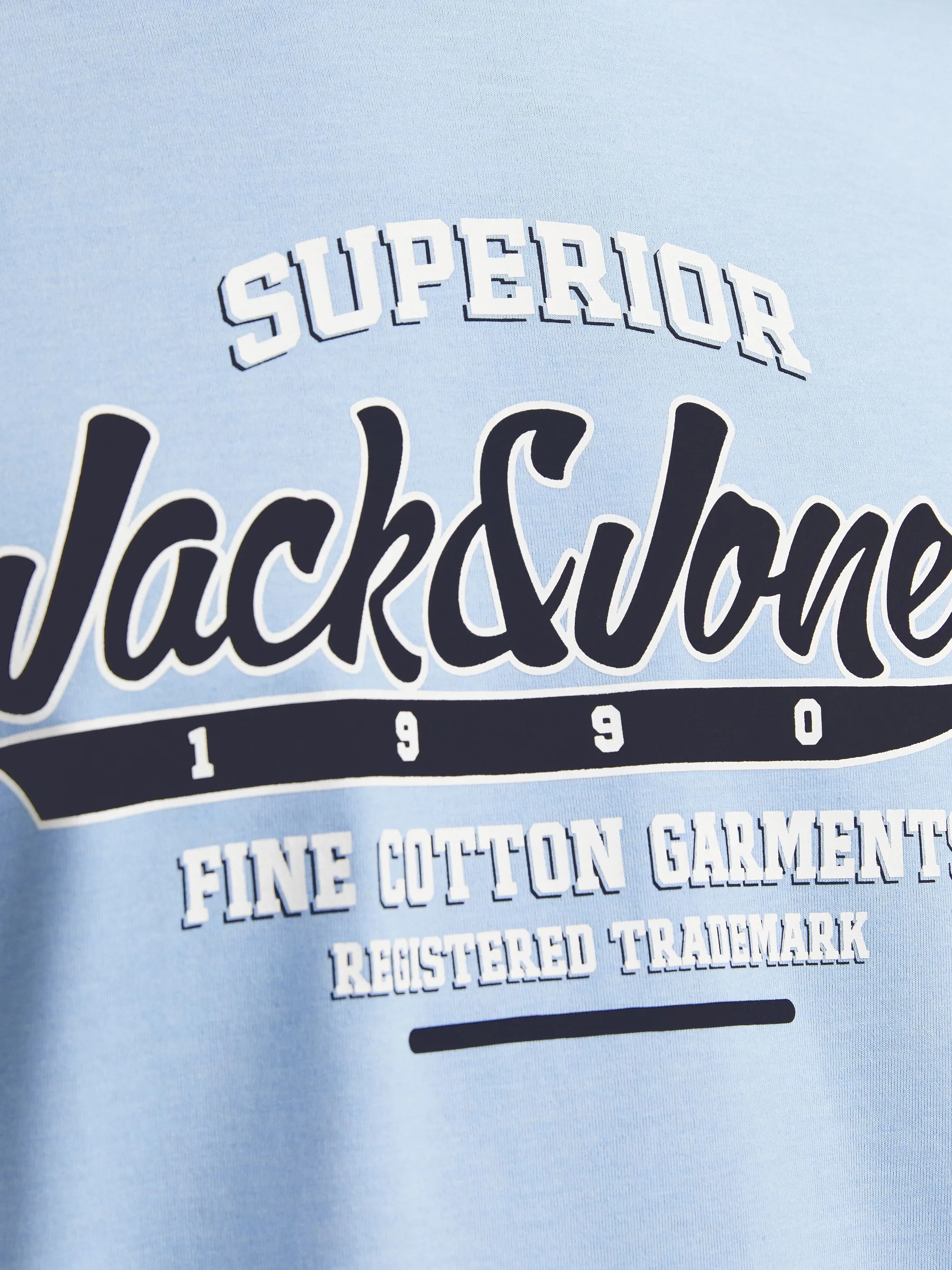 Jack Jones 12268267 JJELOGO TEE SS O-NECK Blau 903461 175780001 3