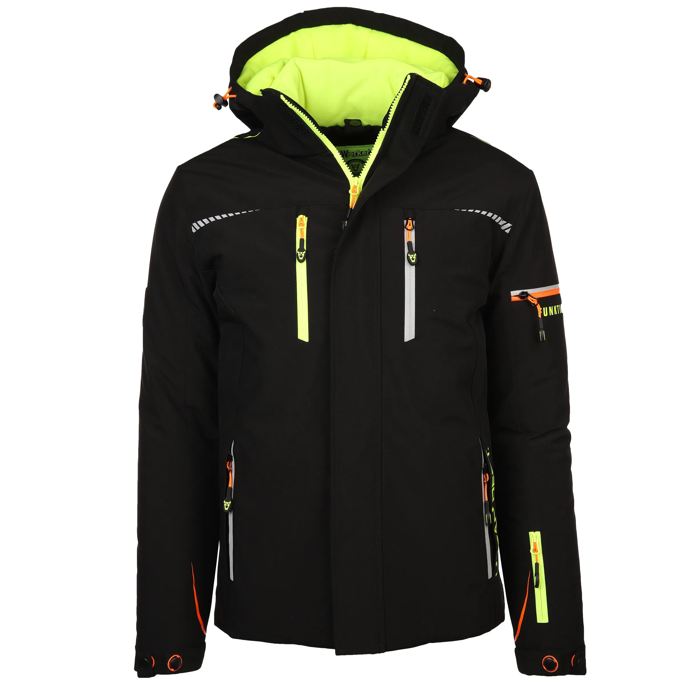 Worker He. 3in1 Funktionsjacke wattiert Schwarz 882929 BLACK 4
