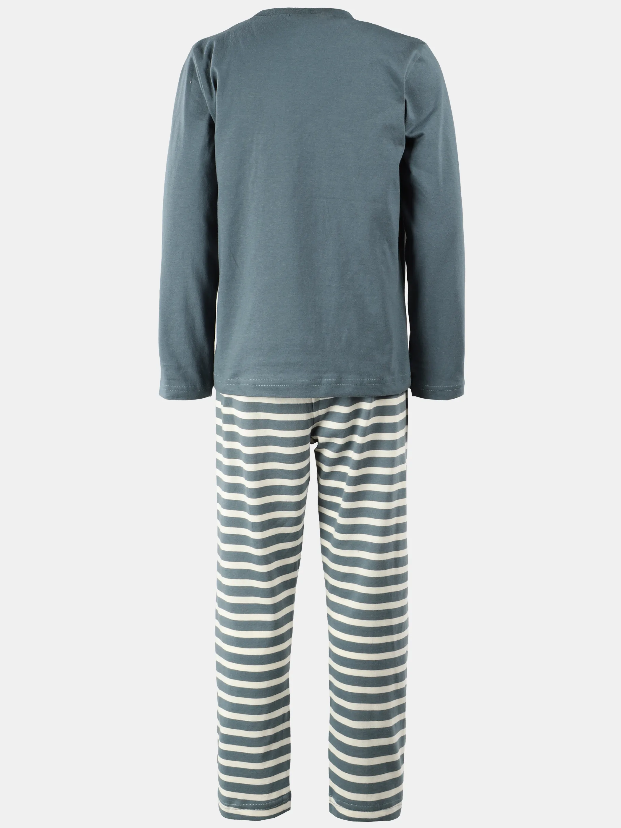 One Way JJ Pyjama lang gestreift Grau 917779 GRAU 2