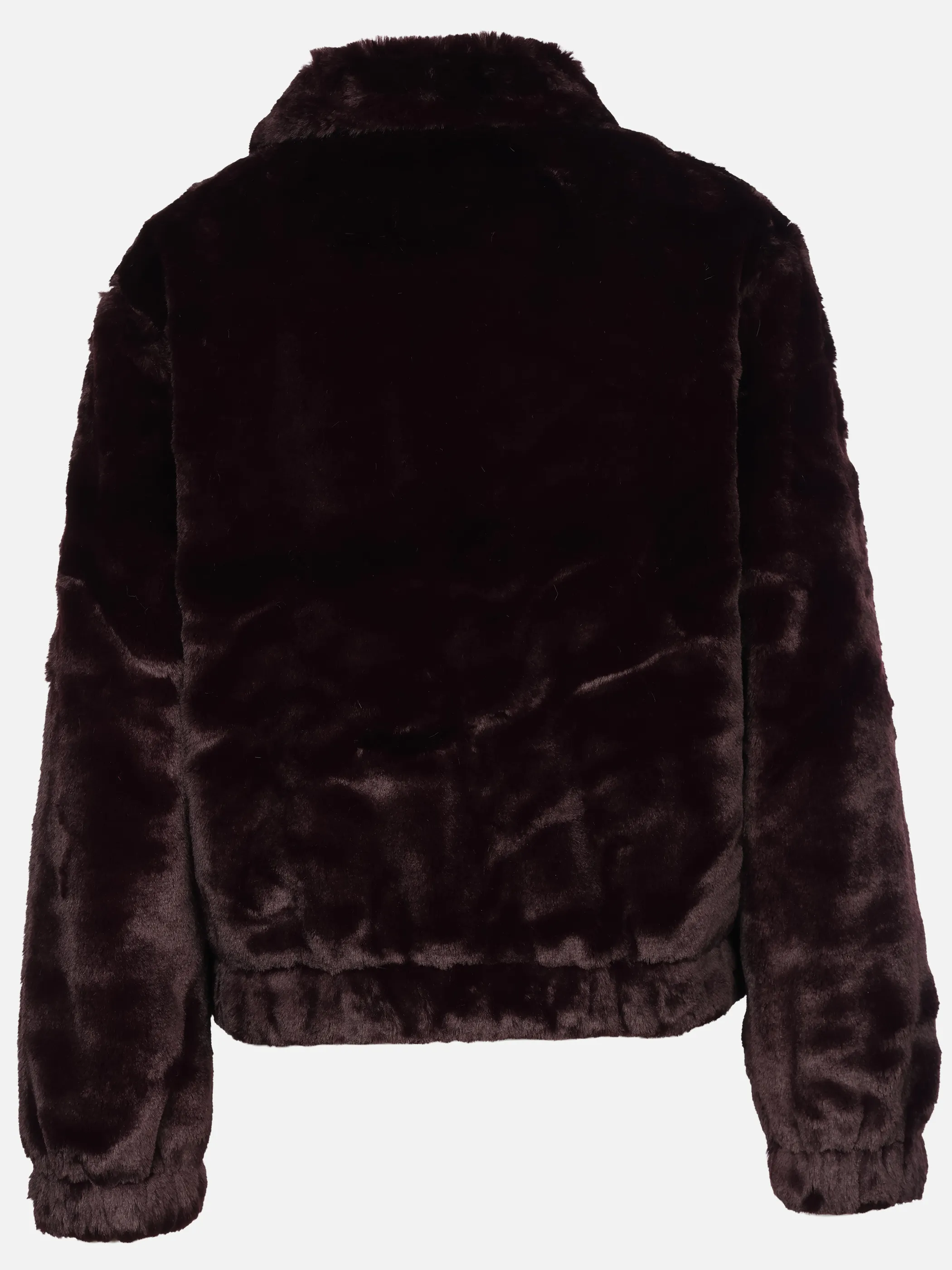 Sure Da. Kunstfelljacke m. Kragen Rot 929559 BORDEAUX 2