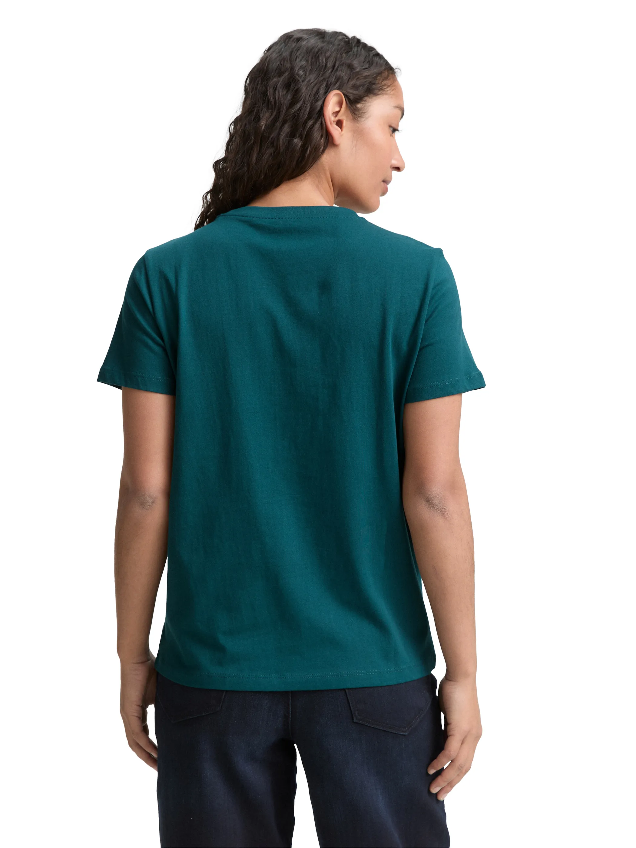 Tom Tailor 1046437 T-shirt basic with print Grün 910035 27528 2 Tom Tailor 1046437 T-shirt basic with print Grün 910035 27528 2