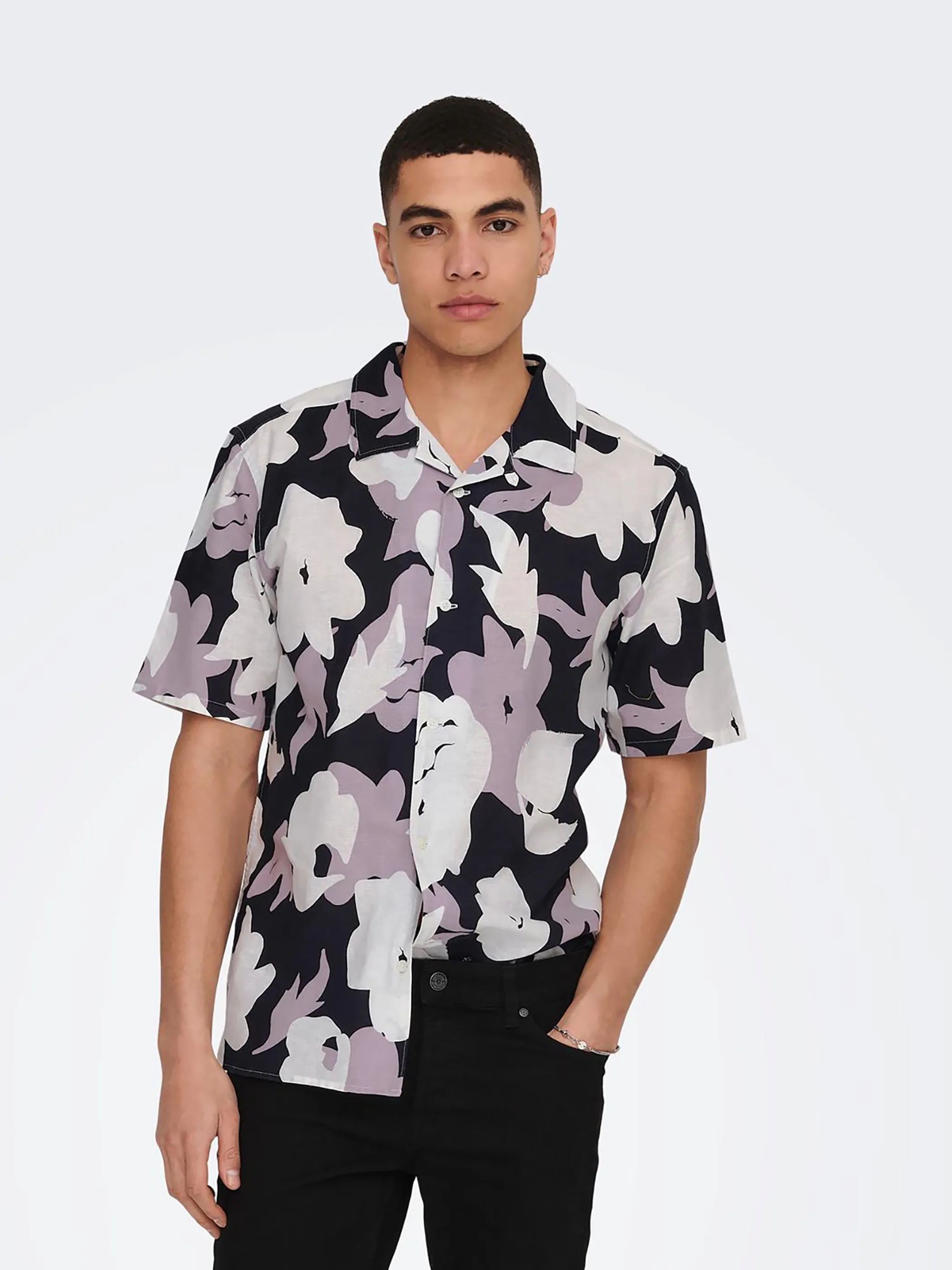 Only & Sons 22025125 ONSTREV REG CTN LIN A Schwarz 876113 187679 4 Only & Sons 22025125 ONSTREV REG CTN LIN A Schwarz 876113 187679 4