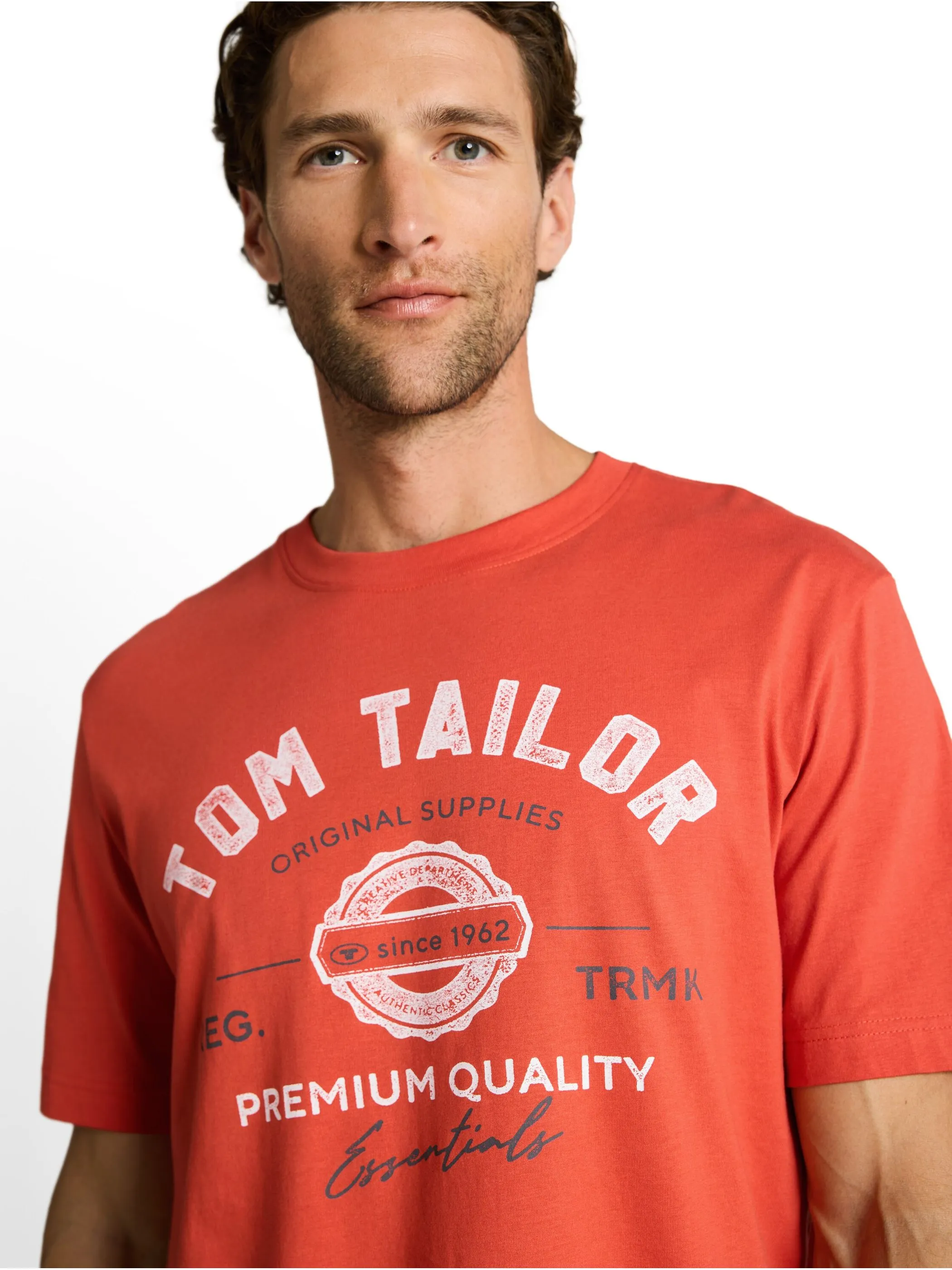 Tom Tailor 1037735 NOS logo tee Rot 884276 11214 3