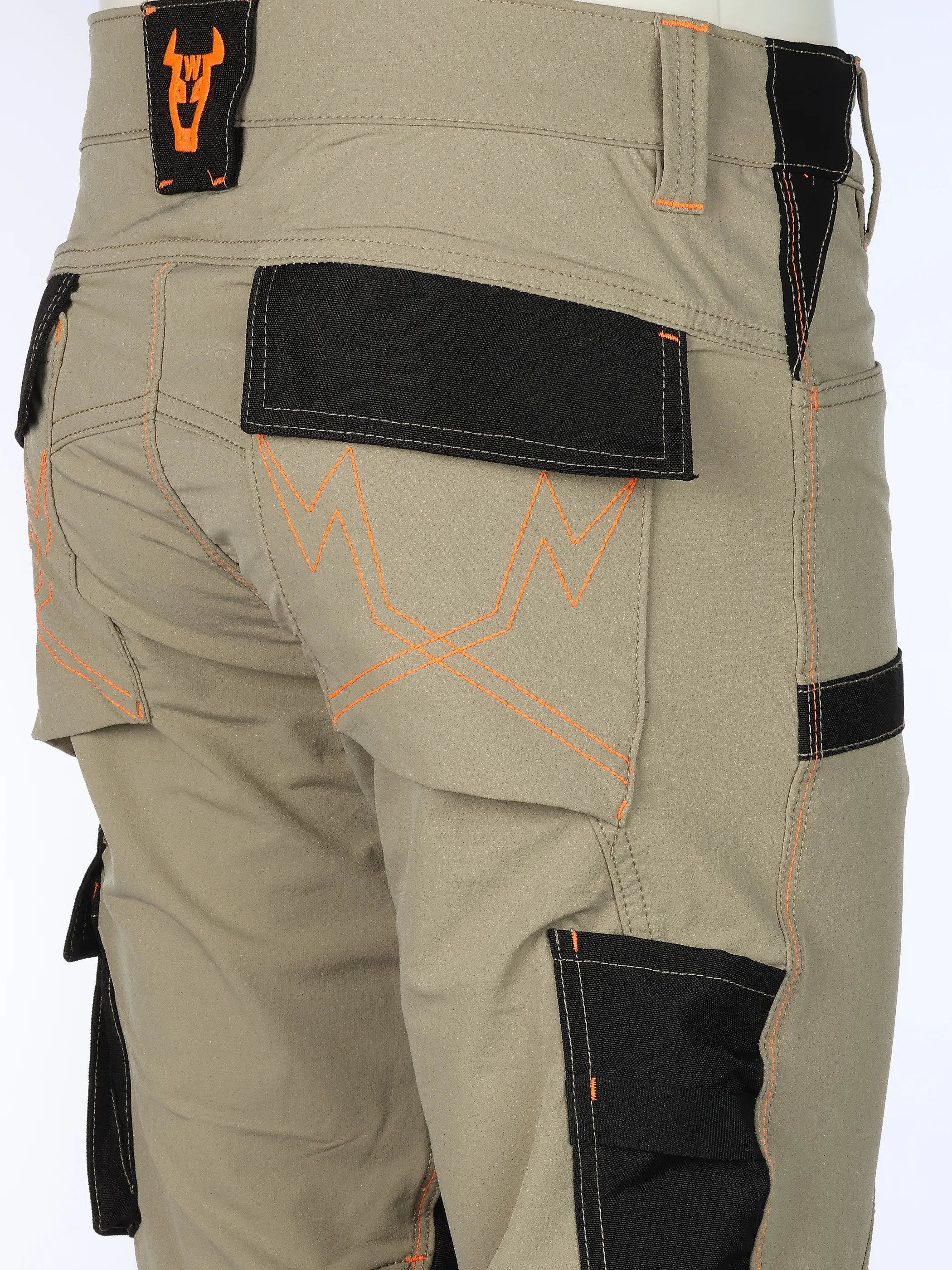 Worker He. Arbeitshose 4-Wege Stretch Beige 903708 SAND 4