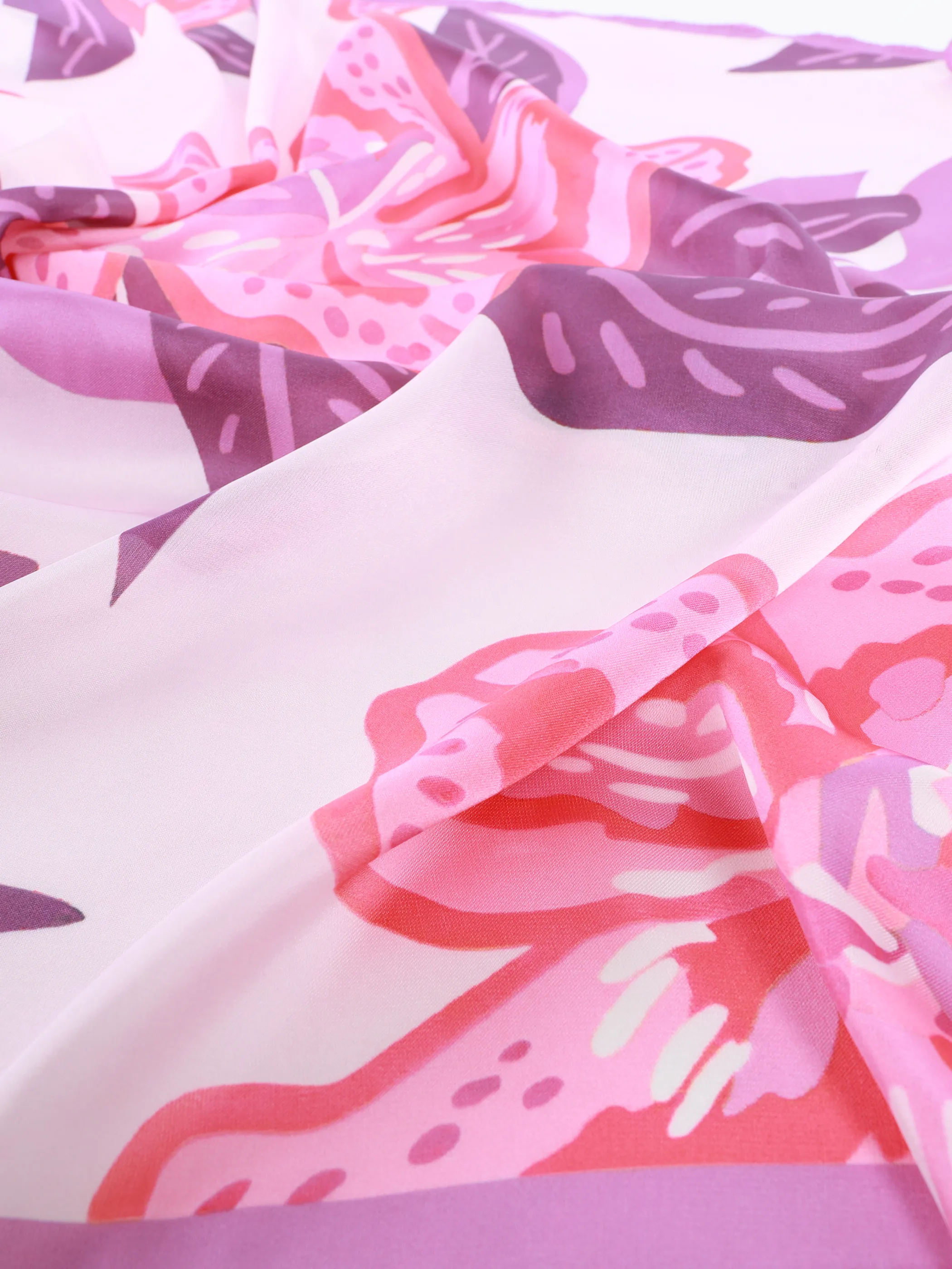 Sure Da-Nickytücher 70*70 cm Pink 930531 BLÜTE 4