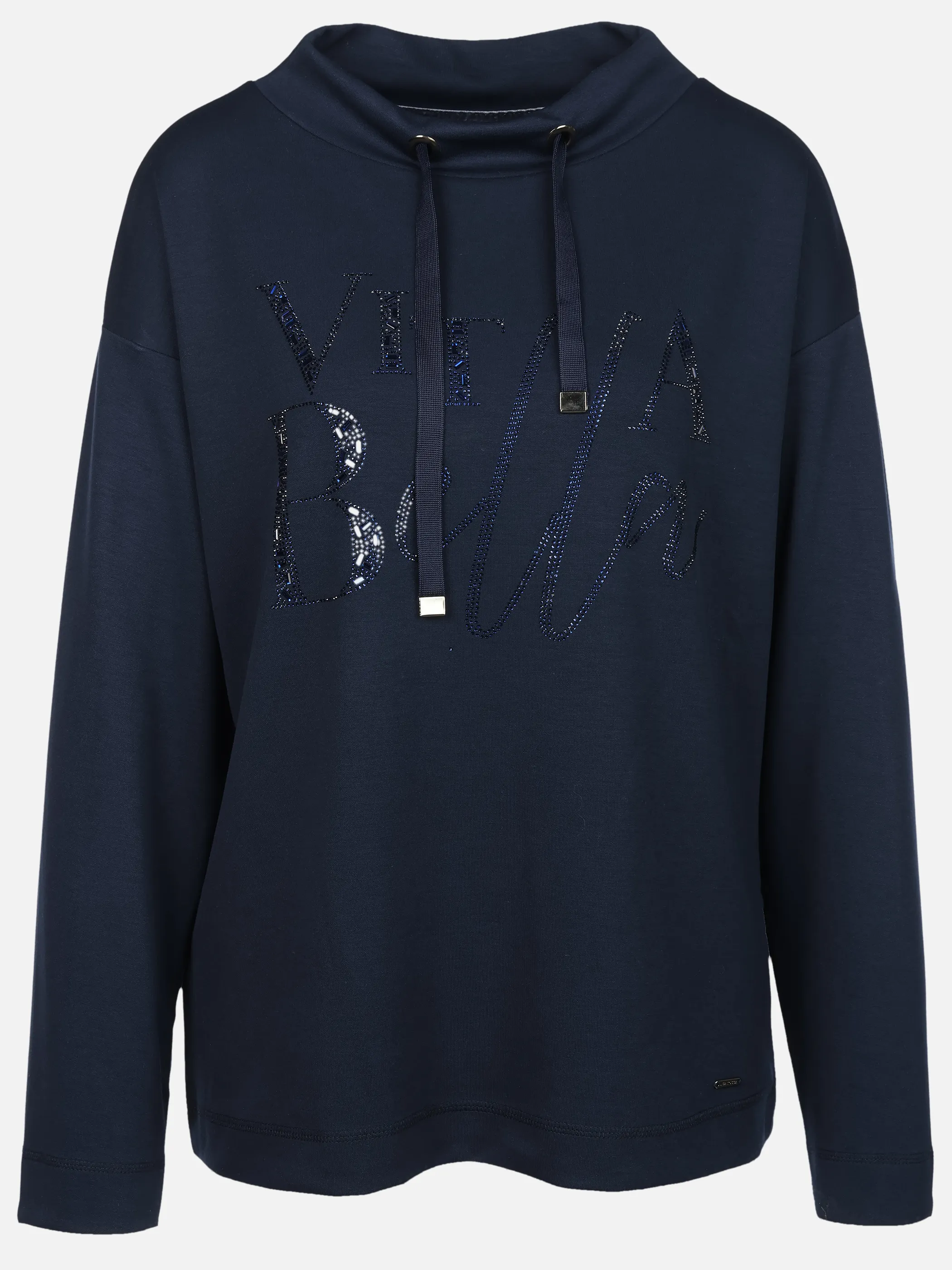 Lisa Tossa Da-Sweatshirt m. Stehkragen Marine 933525 SAPHIRE 1