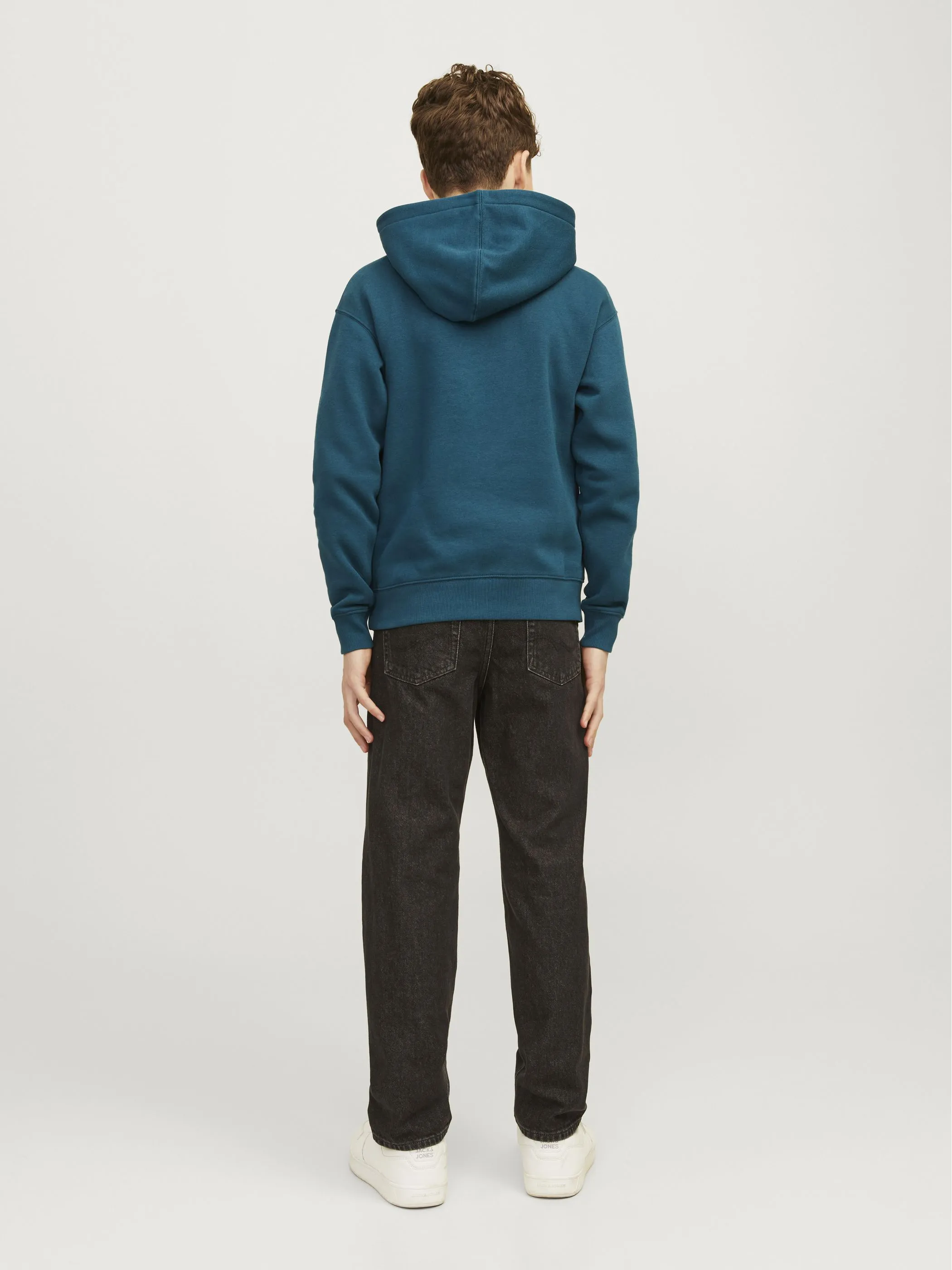 Jack&Jones Junior 12237468 JJESTAR JJ SWEAT HOOD Blau 879587 176441001 2