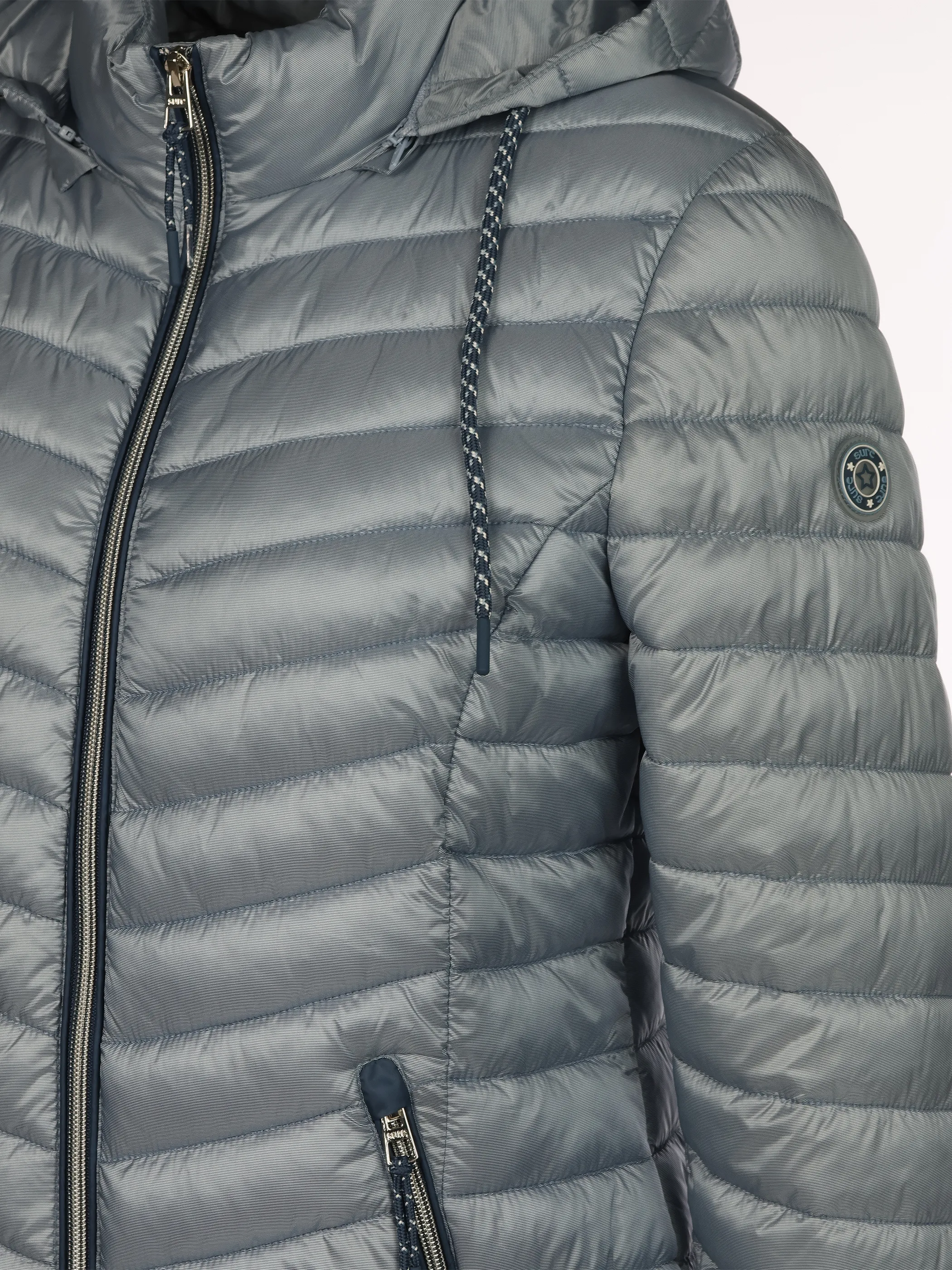 Sure Da-Steppjacke m. Kontrastdetails Blau 920017 MID BLUE 4