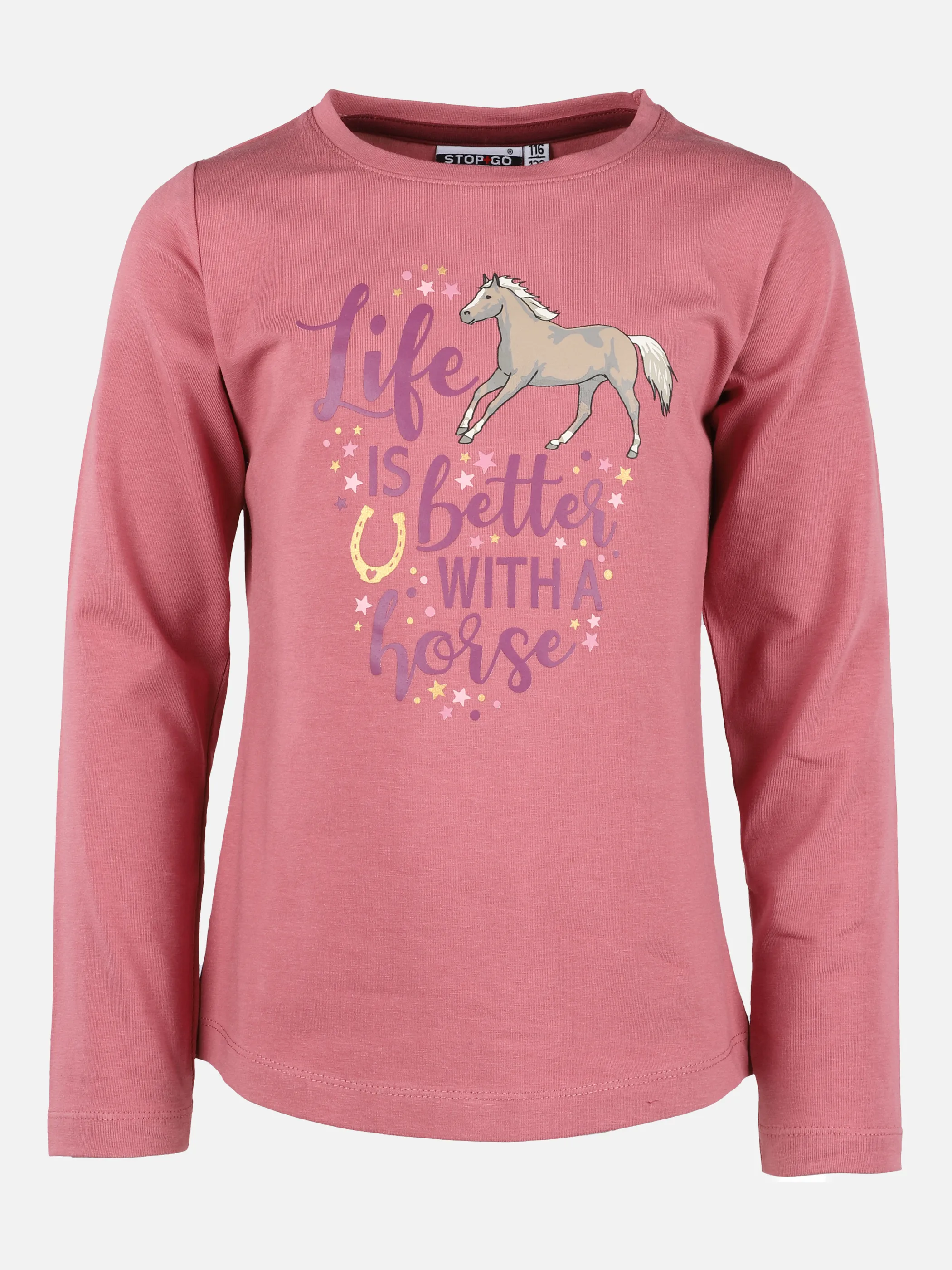 Stop + Go MG Longsleeve Shirt in Navy Lila 868423 MAUVE 1 Stop + Go MG Longsleeve Shirt in Navy Lila 868423 MAUVE 1