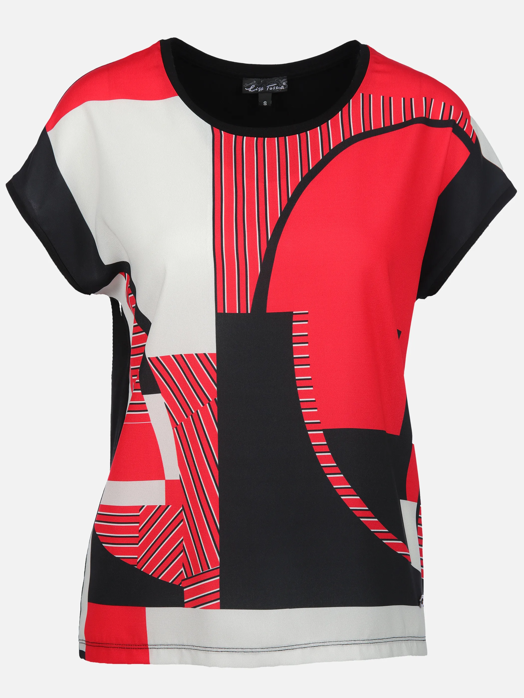 Lisa Tossa Da-Kurzarm-Shirt m. Druck Rot 907276 ROT 1