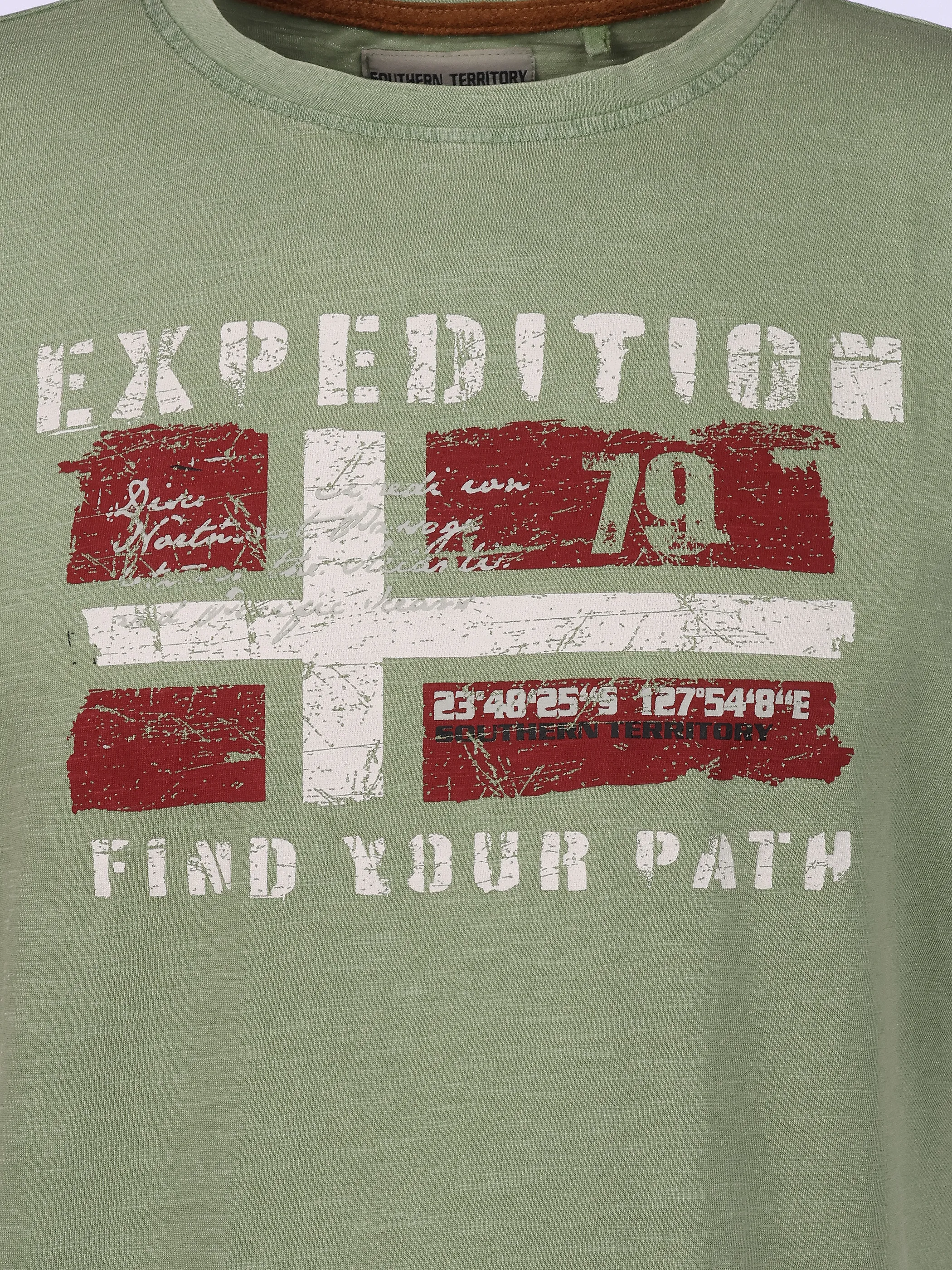 Southern Territory He. T-Shirt 1/2 Arm Logo Grün 922458 LT´GREEN 3