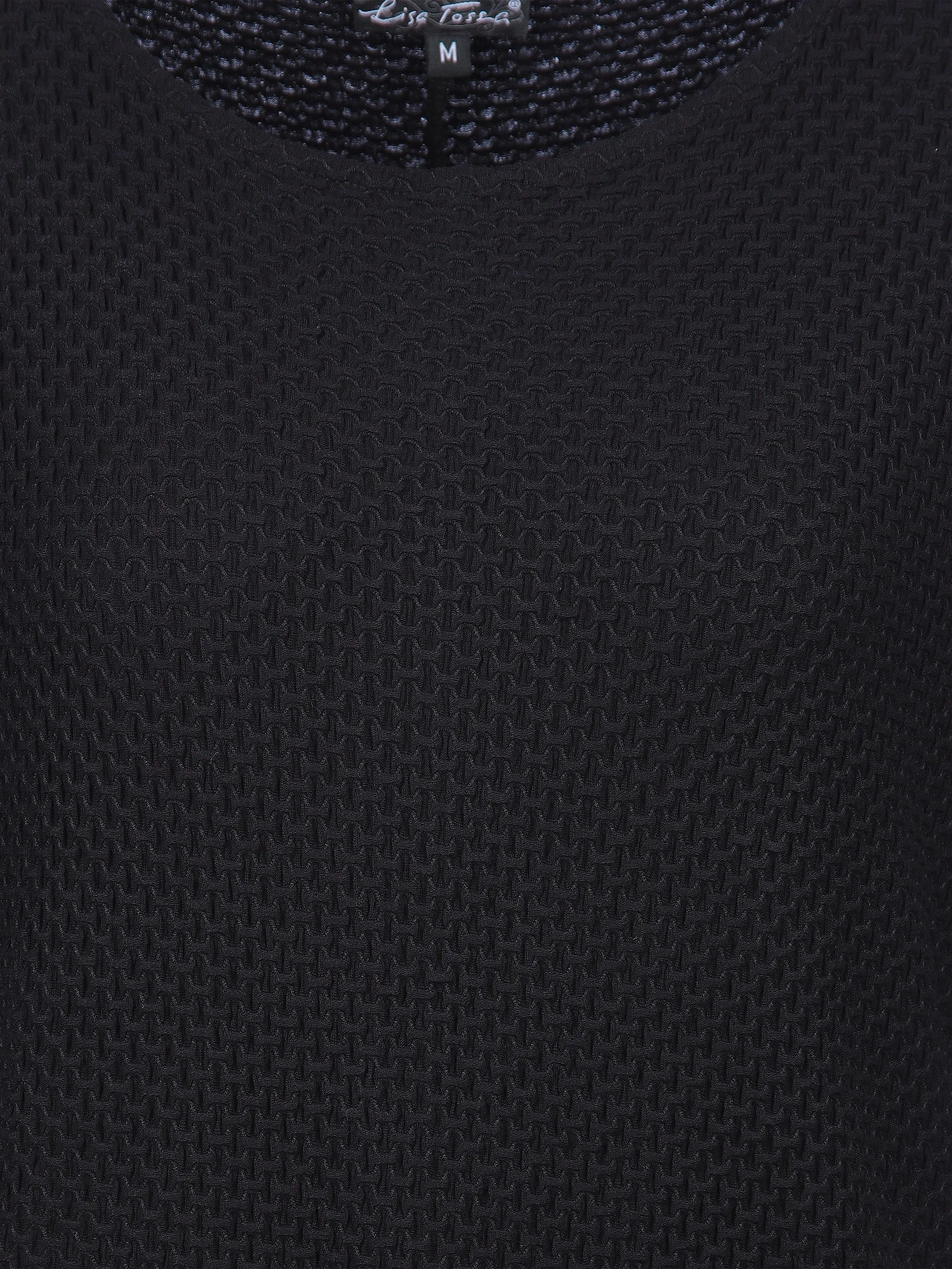 Lisa Tossa Da-Struktur-Shirt m. 1/2 Arm Schwarz 906576 SW 3 Lisa Tossa Da-Struktur-Shirt m. 1/2 Arm Schwarz 906576 SW 3