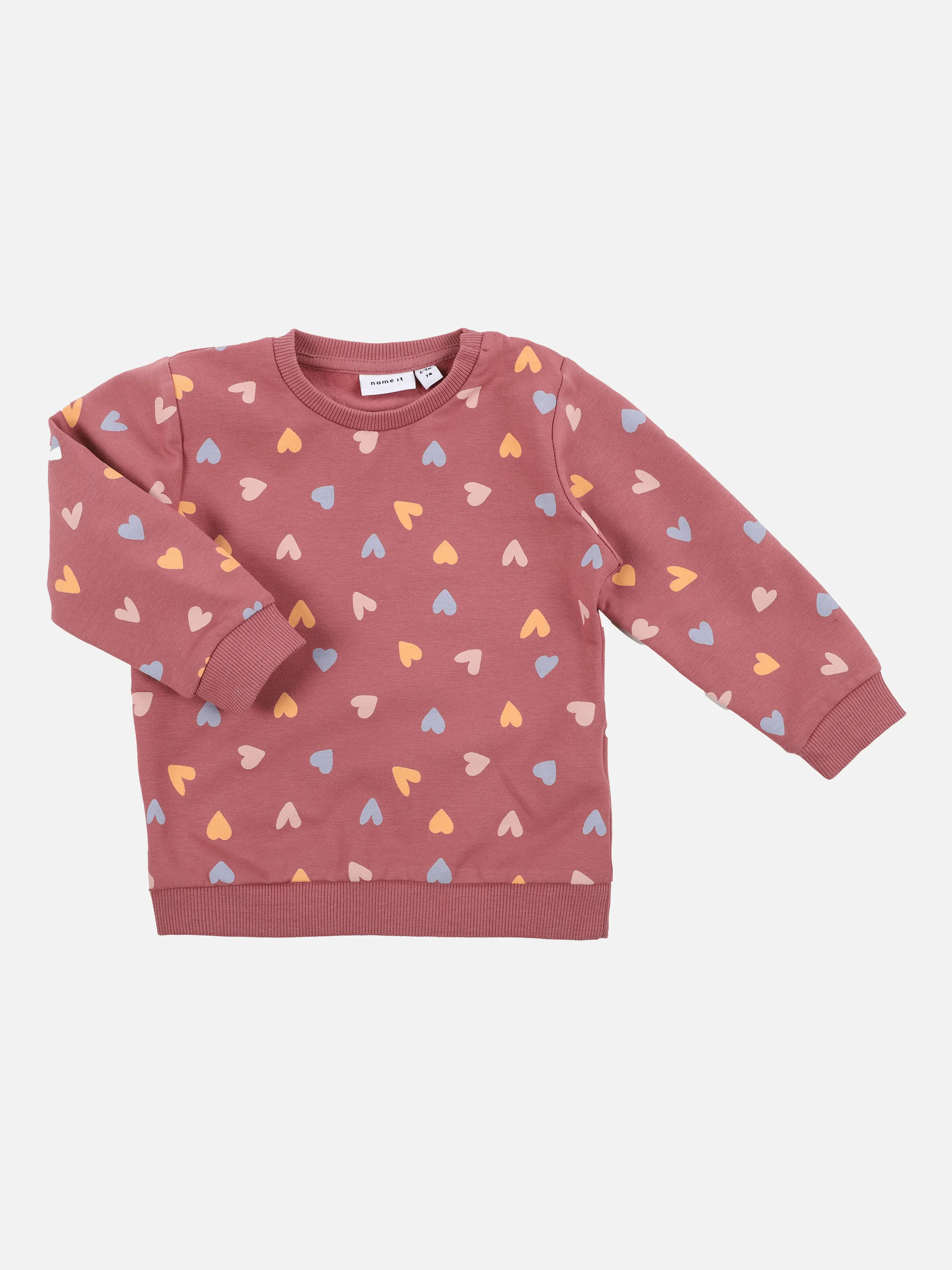 name it 13212668 NBFTUSSIE  LS SWEAT B Rosa 873622 268615001 1