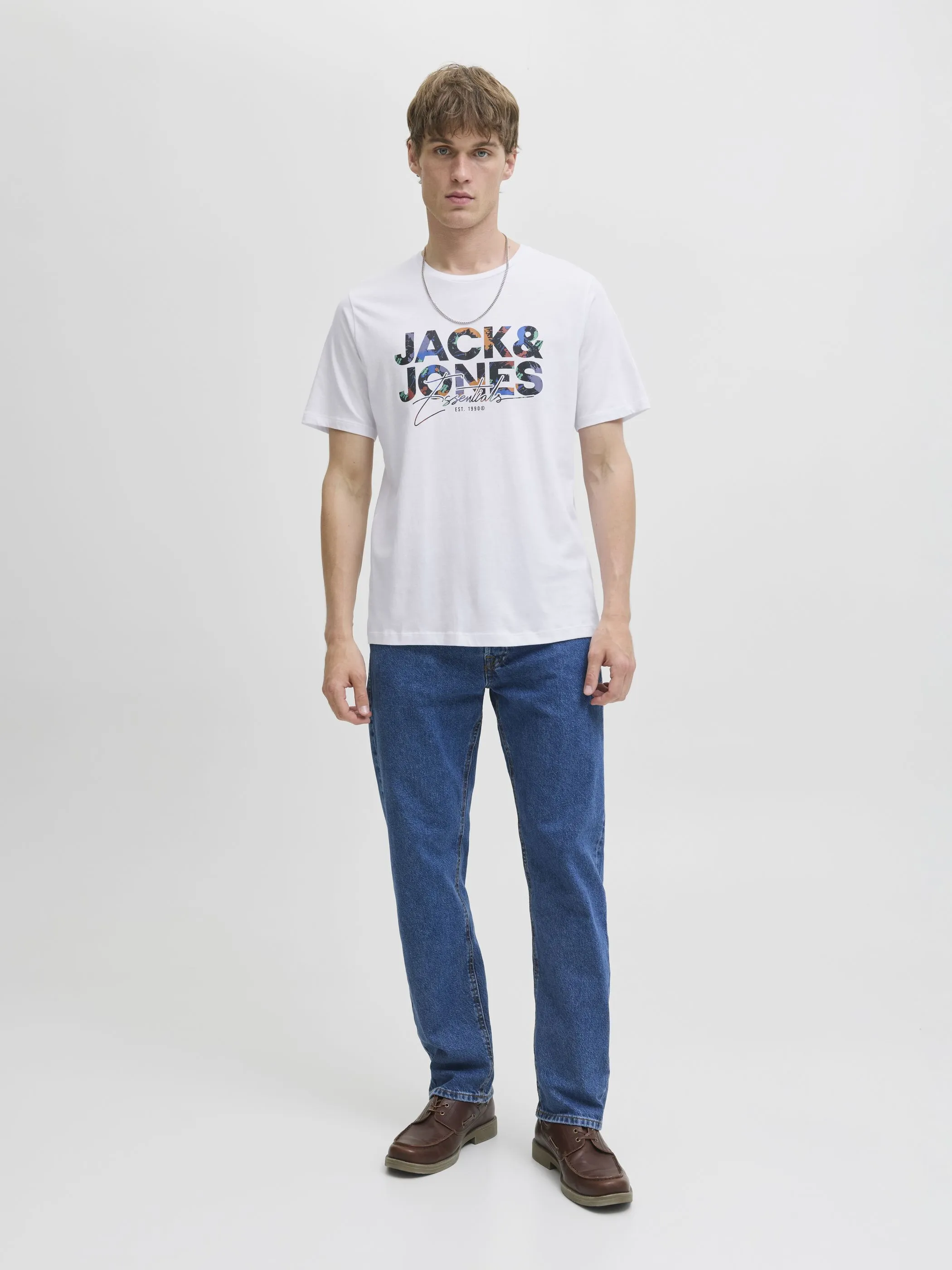 Jack Jones 12278523 JJGEPLAS TEE SS CREW Weiß 913158 178074 4 Jack Jones 12278523 JJGEPLAS TEE SS CREW Weiß 913158 178074 4