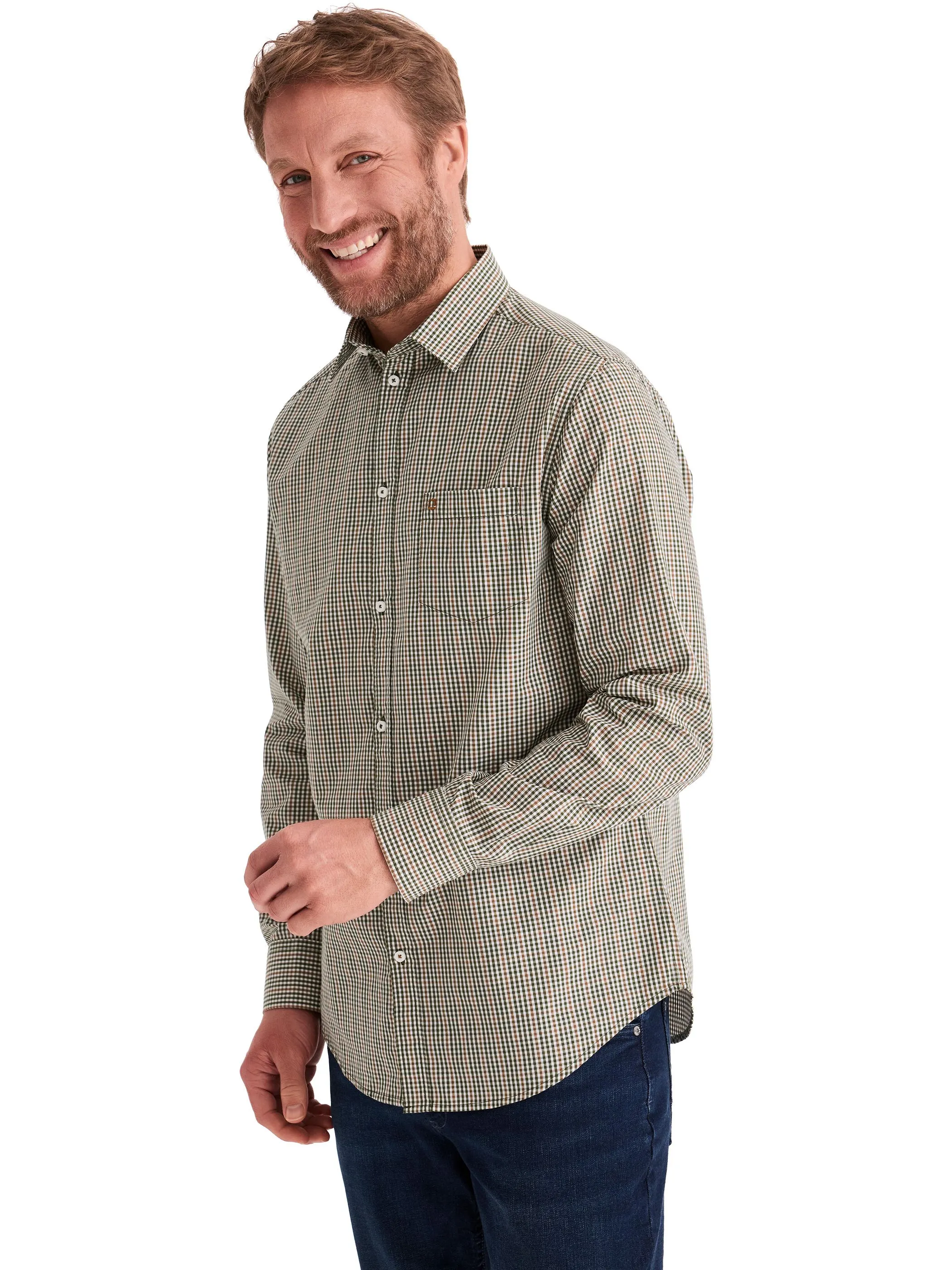 Stooker HAKA 73170030009152 He. Bluse/Hemd, Grün 919970 9152 1