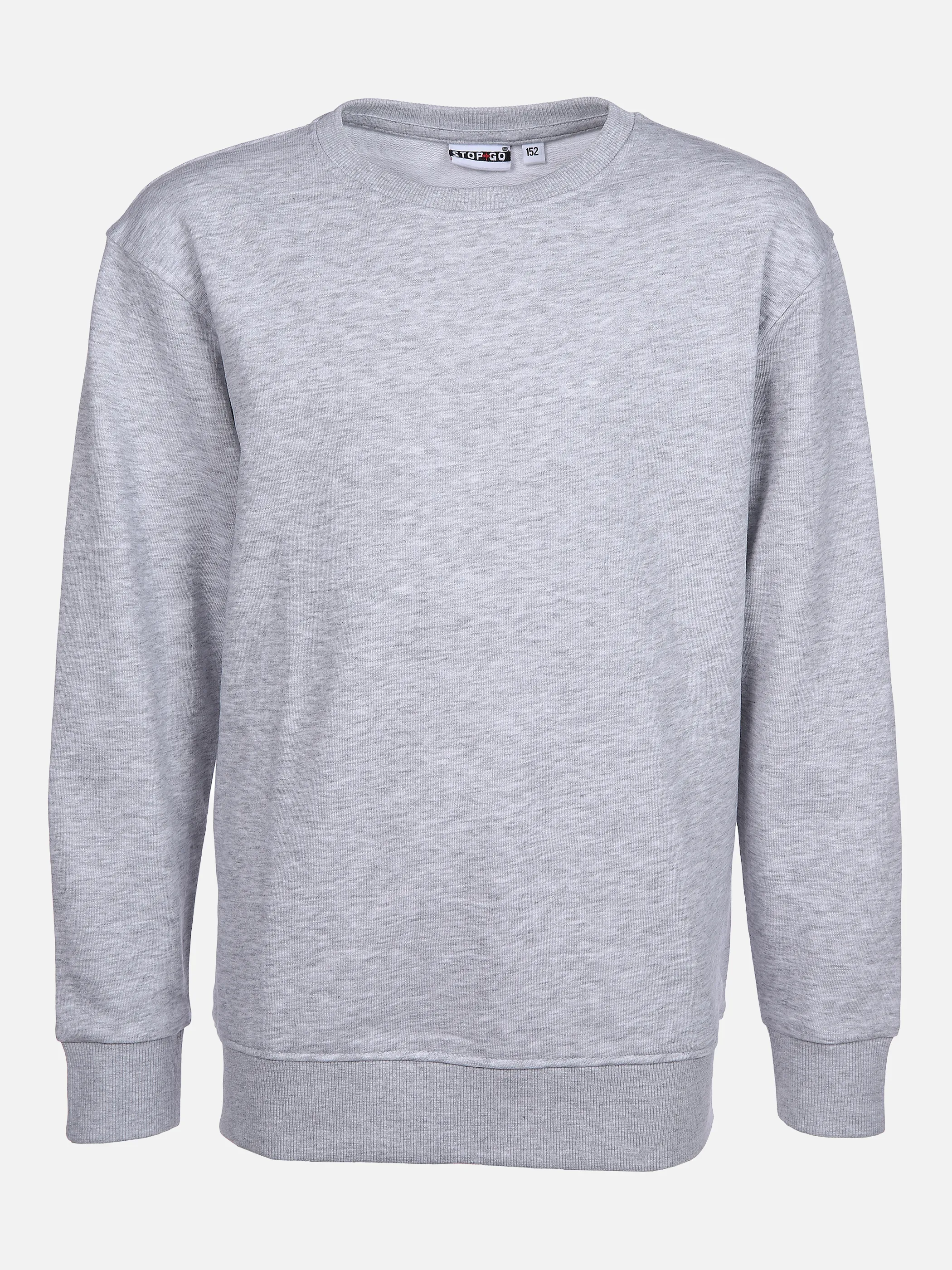 Stop + Go TB Sweatshirt Basic in h.grau Grau 860582 HELLGRAU 1 Stop + Go TB Sweatshirt Basic in h.grau Grau 860582 HELLGRAU 1