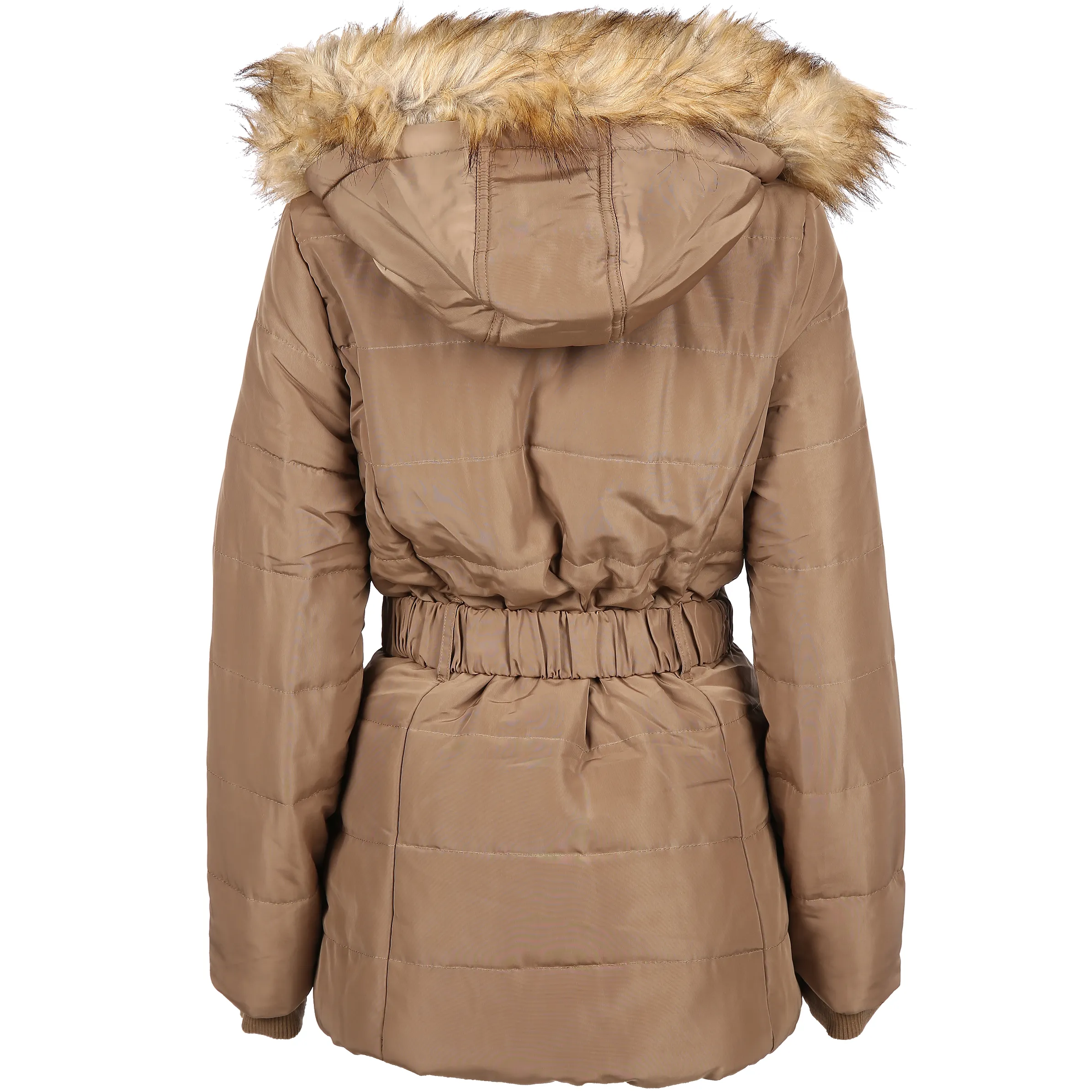 Sure Da-Jacke mit Kunstfell Grün 800872 KHAKI 2